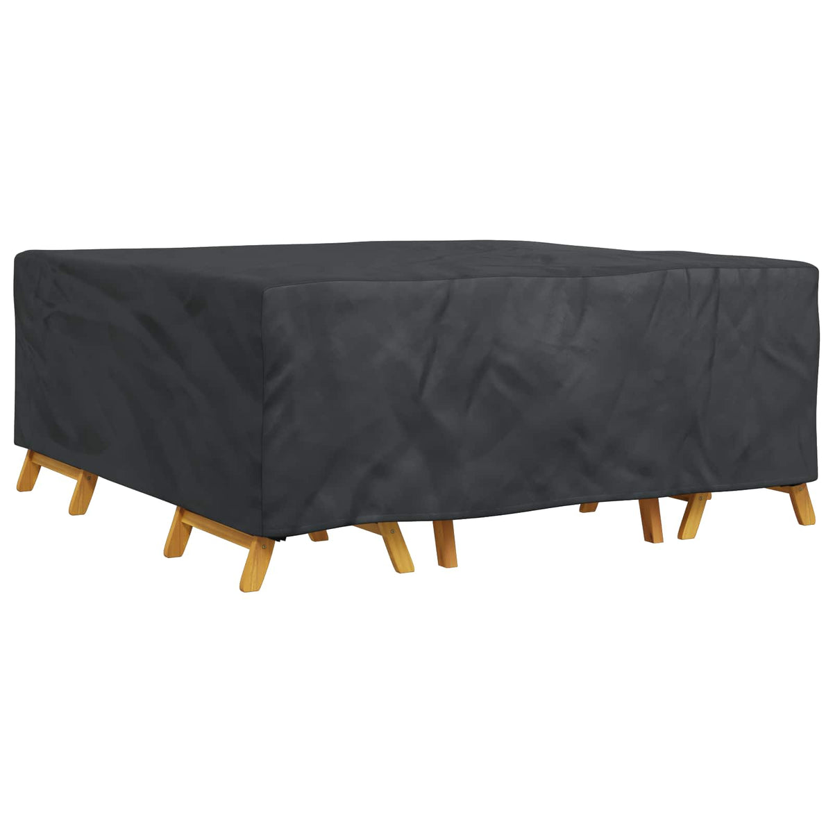 Möbelbezug Uni Schwarz 200 x 200 x 90 cm 420D