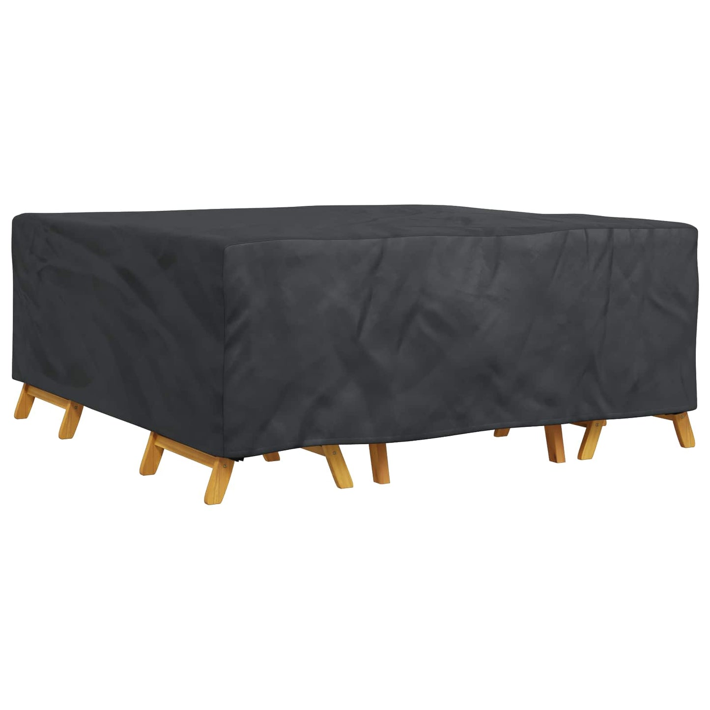 Möbelbezug Uni Schwarz 210 x 200 x 70 cm 600D