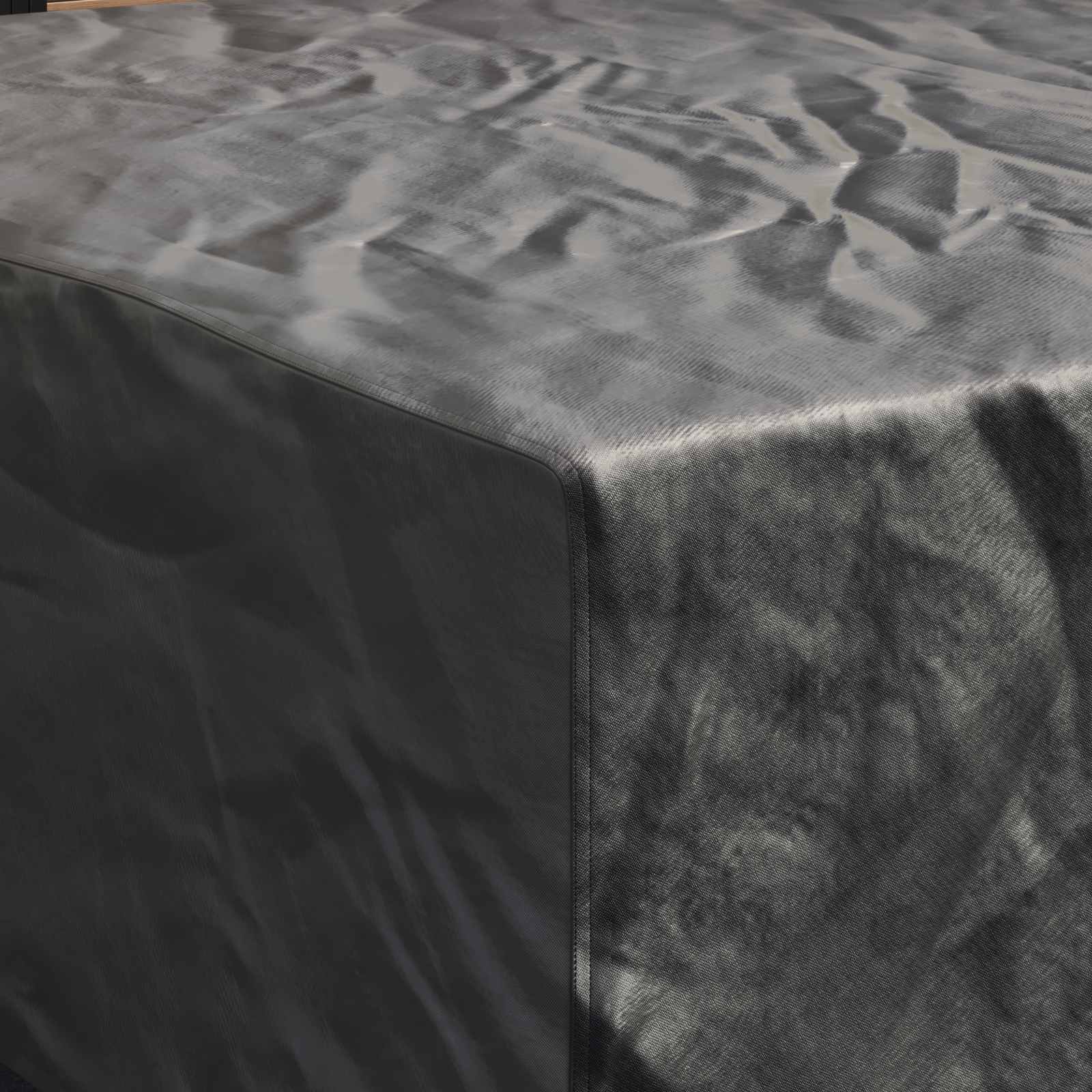 Möbelbezug Uni Schwarz 220 x 220 x 70 cm 210D