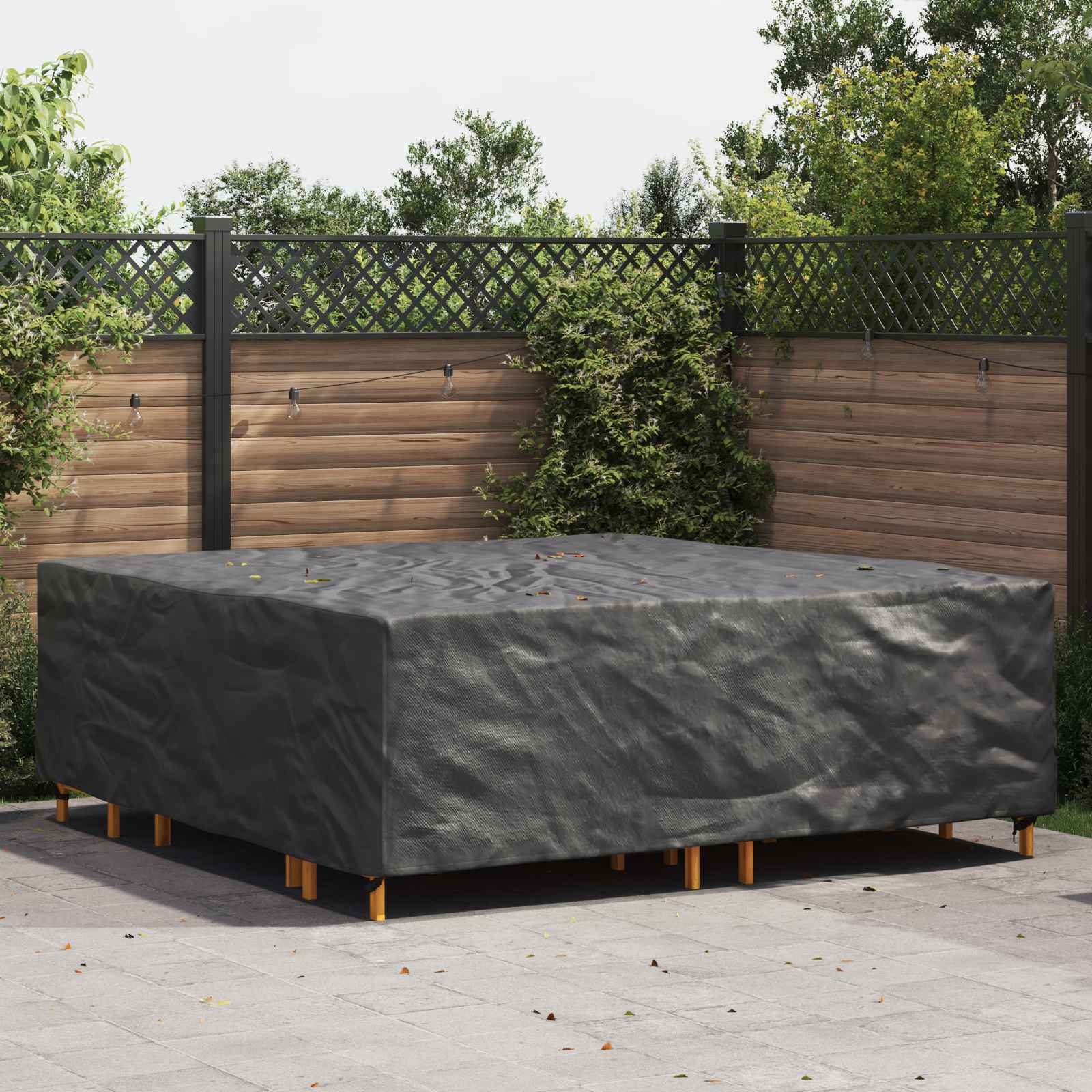 Möbelbezug Uni Schwarz 220 x 220 x 70 cm 210D