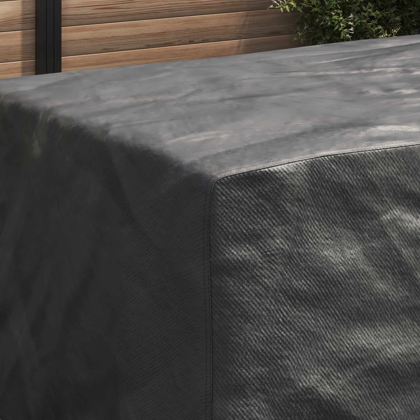 Möbelbezug Uni Schwarz 229 x 113 x 73 cm 210D
