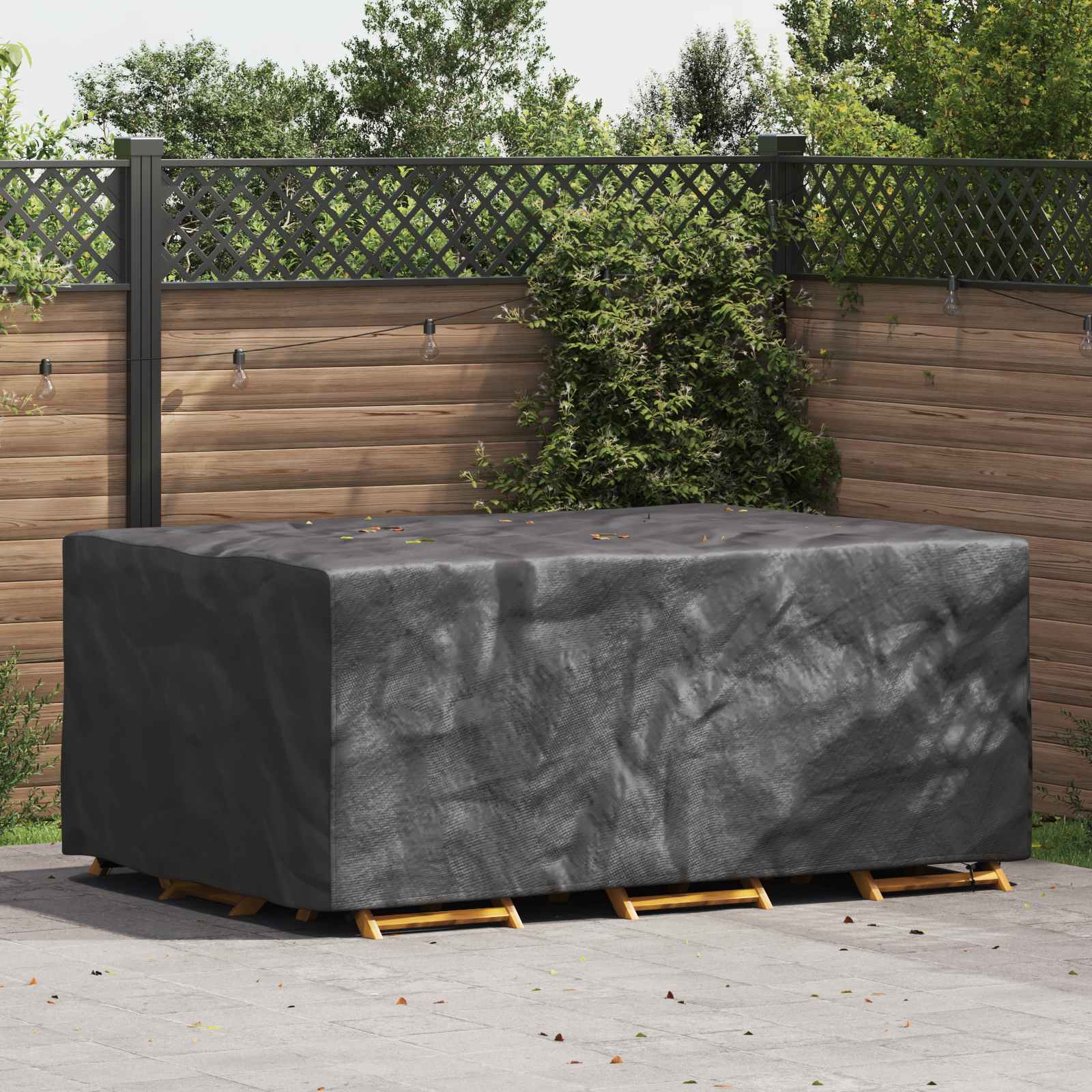 Möbelbezug Uni Schwarz 230 x 165 x 80 cm 210D