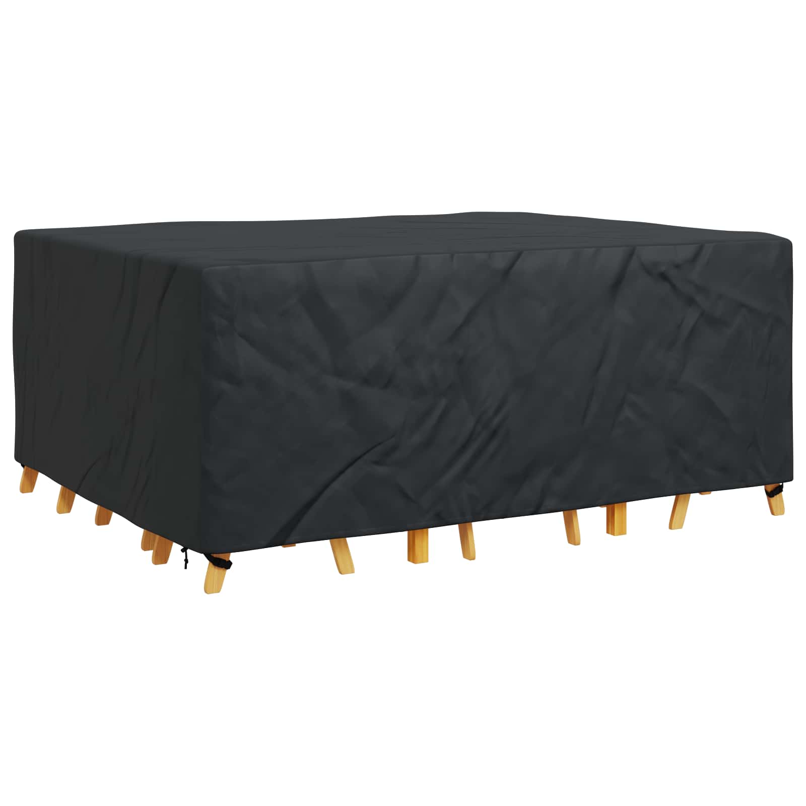 Möbelbezug Uni Schwarz 240 x 190 x 90 cm 210D