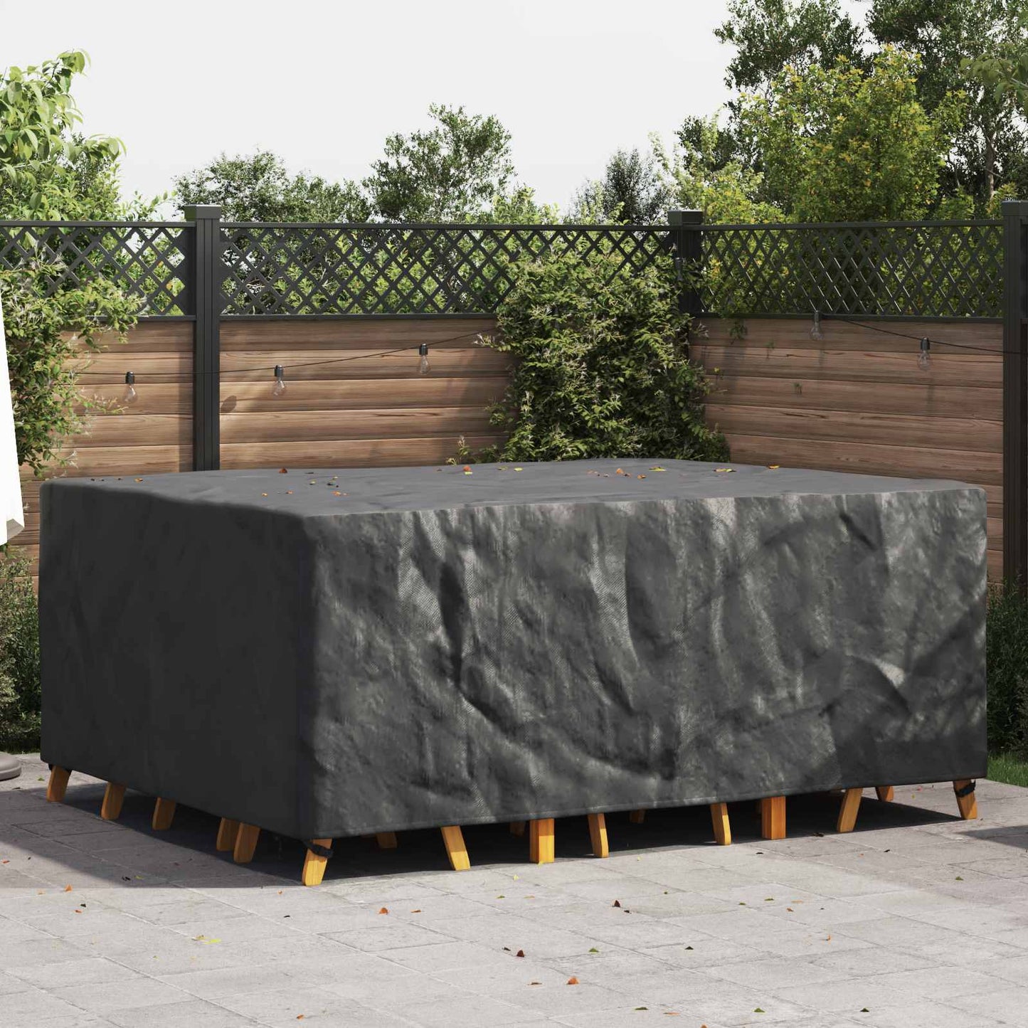 Möbelbezug Uni Schwarz 240 x 190 x 90 cm 420D