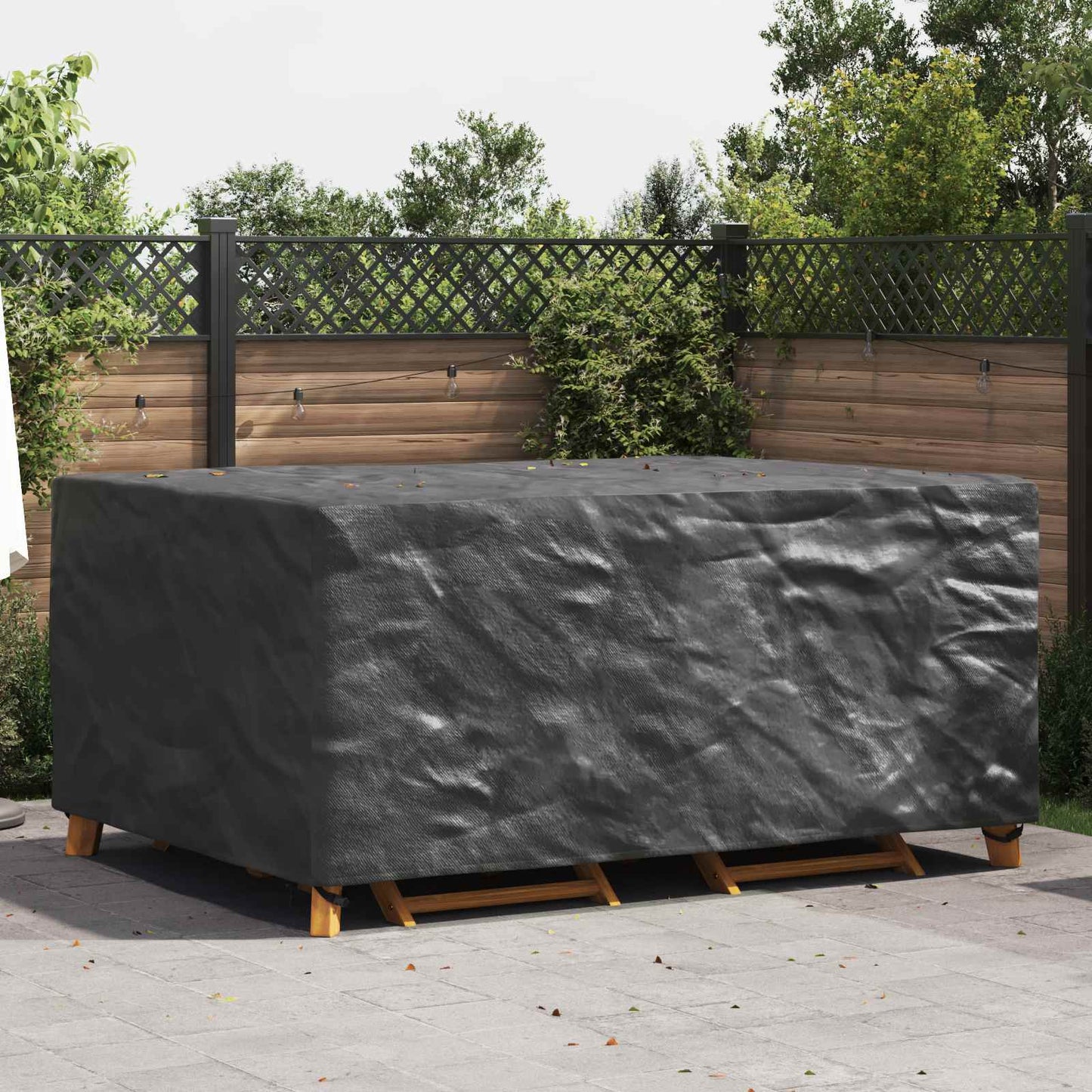 Möbelbezug Uni Schwarz 240 x 180 x 100 cm 420D