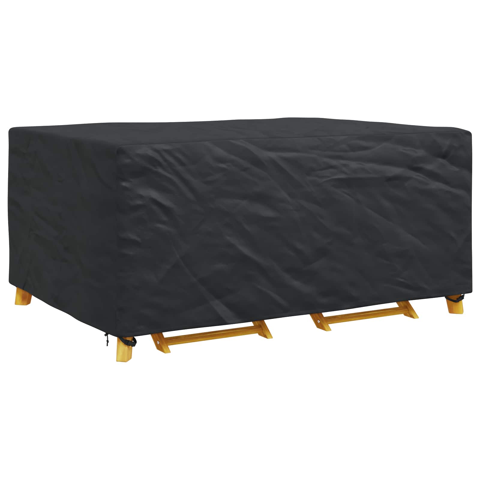 Möbelbezug Uni Schwarz 240 x 180 x 100 cm 420D