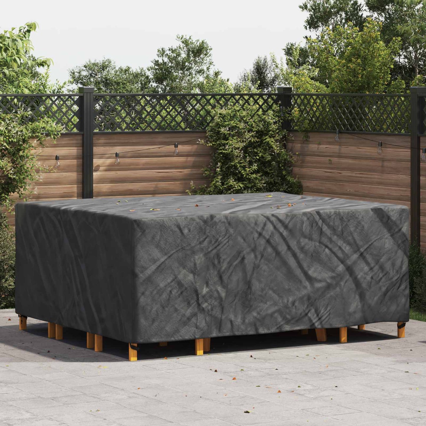 Möbelbezug Uni Schwarz 250 x 210 x 90 cm 210D