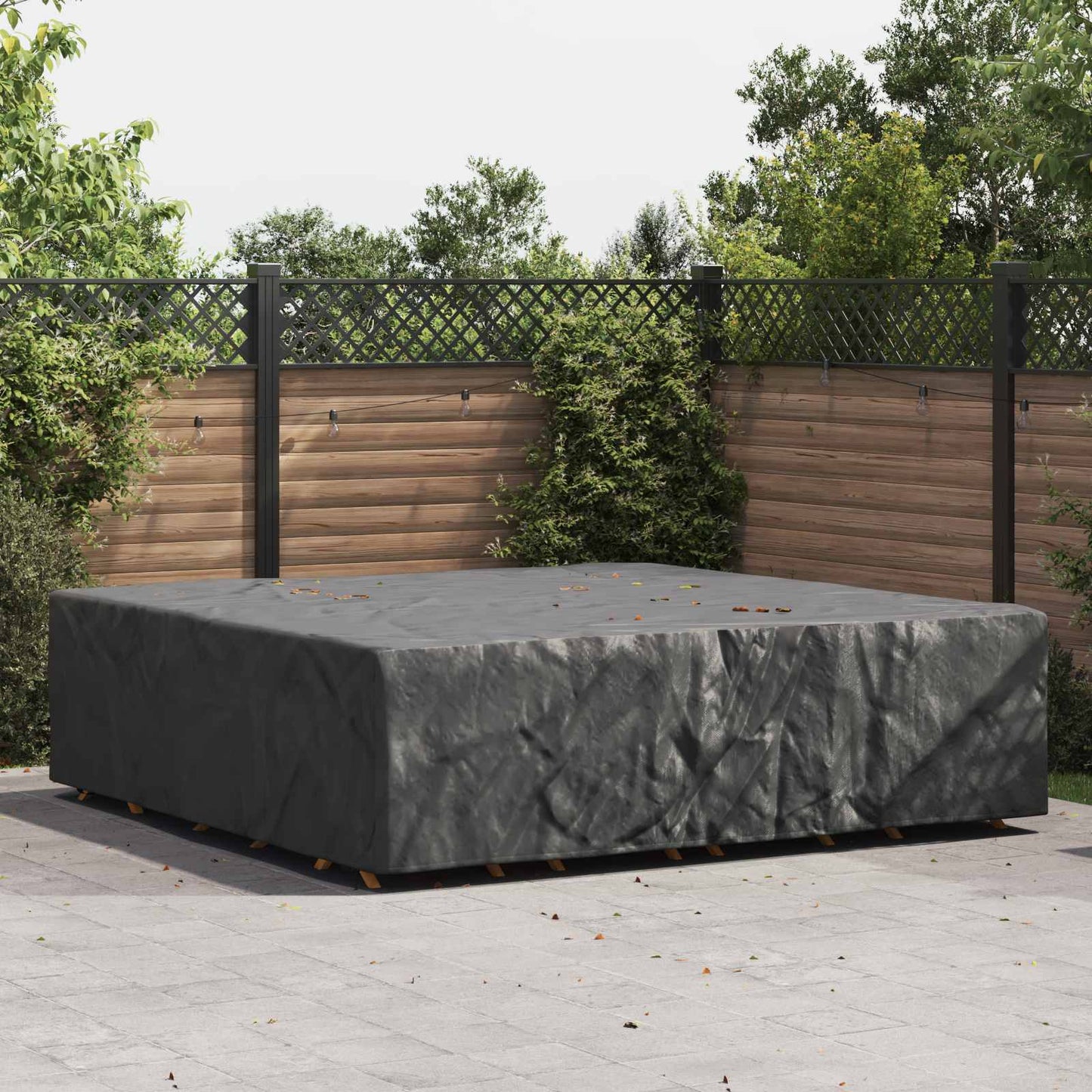 Möbelbezug Uni Schwarz 260 x 260 x 70 cm 420D