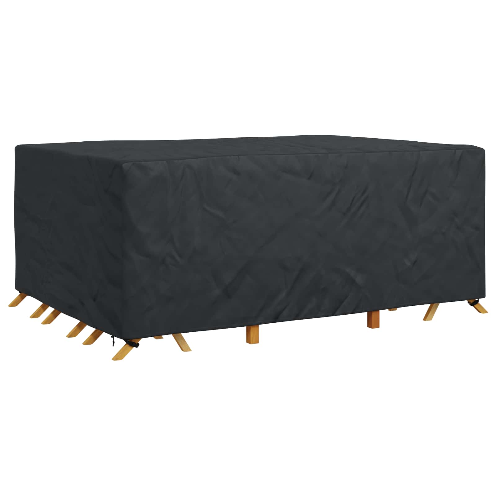Möbelbezug Uni Schwarz 280 x 204 x 106 cm 420D