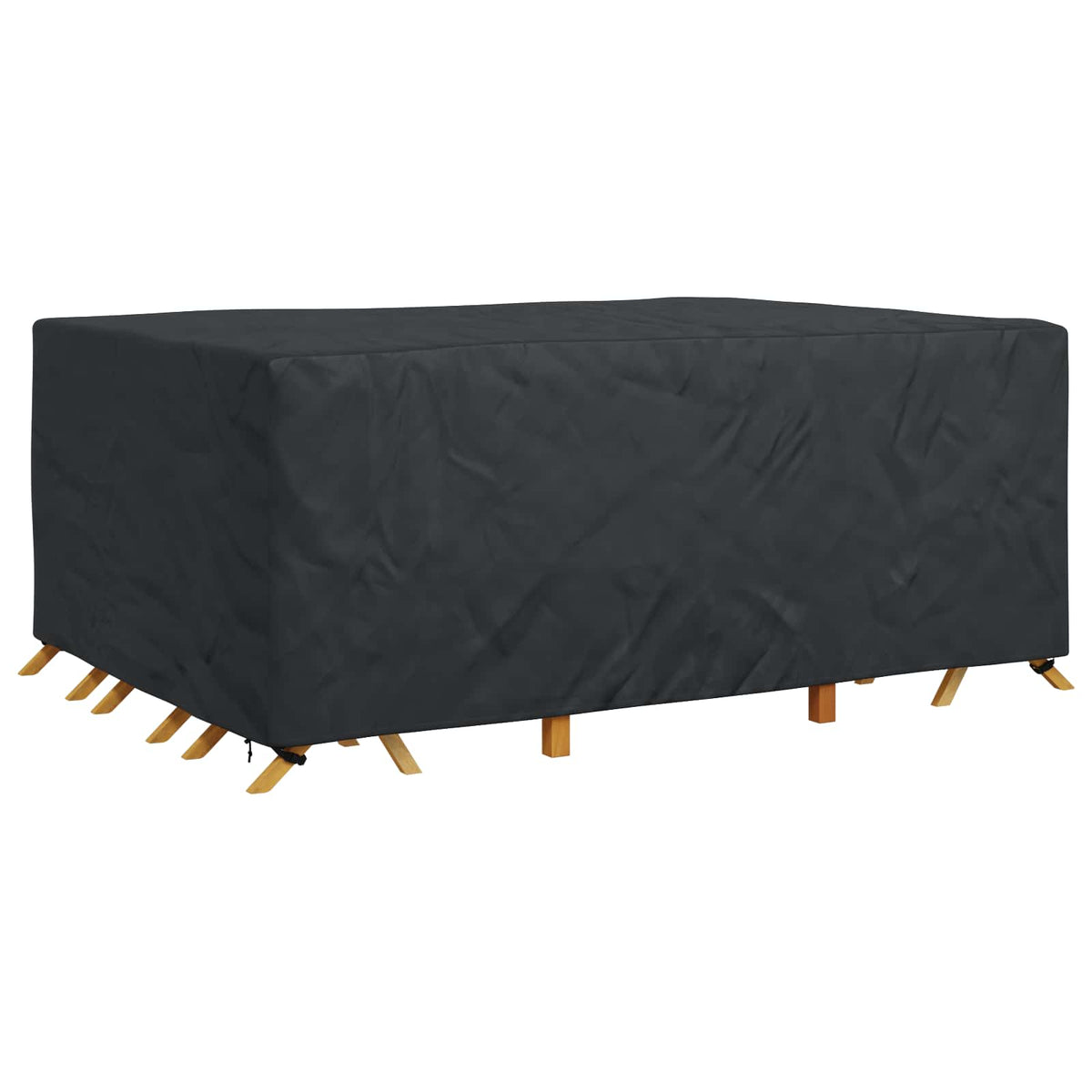 Möbelbezug Uni Schwarz 280 x 204 x 106 cm 420D