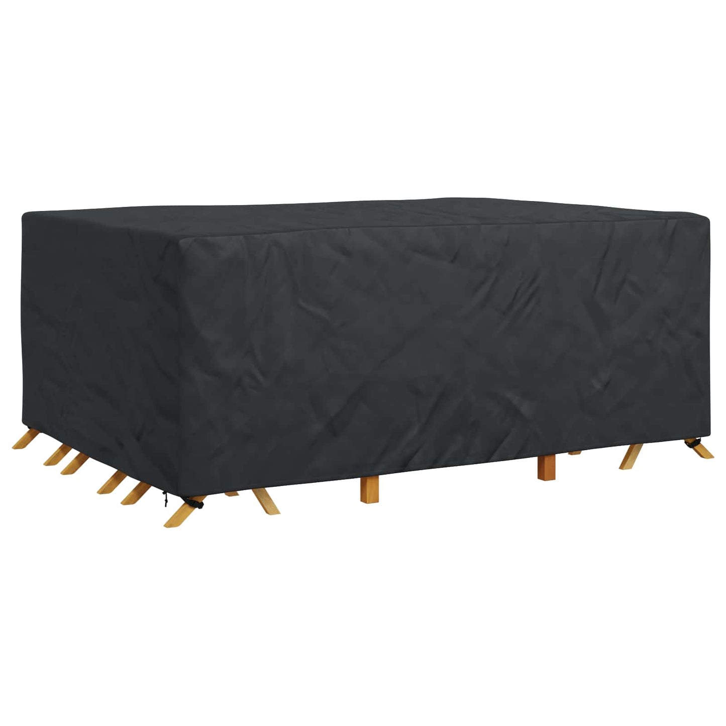 Möbelbezug Uni Schwarz 280 x 204 x 106 cm 600D