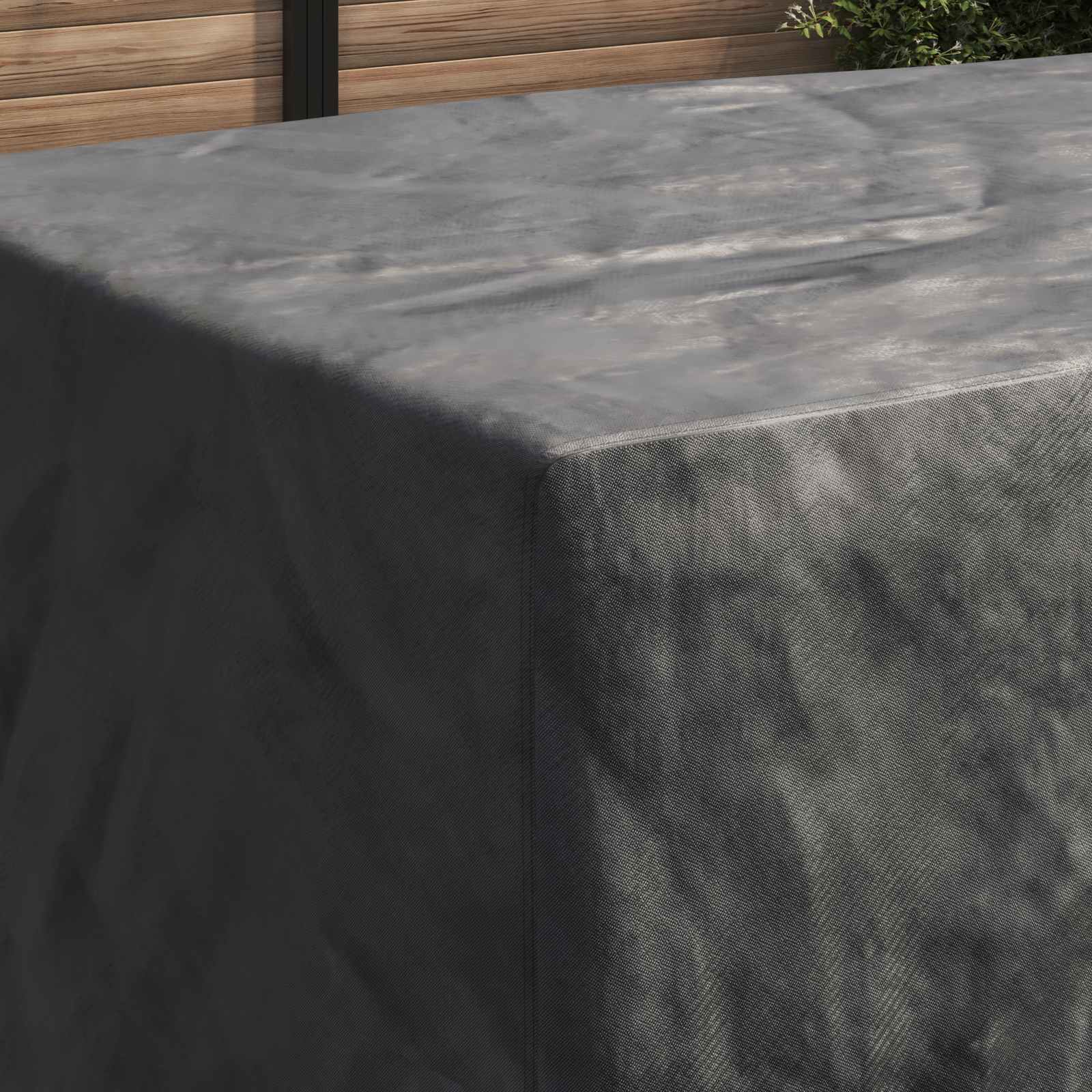 Möbelbezug Uni Schwarz 300 x 140 x 90 cm 210D