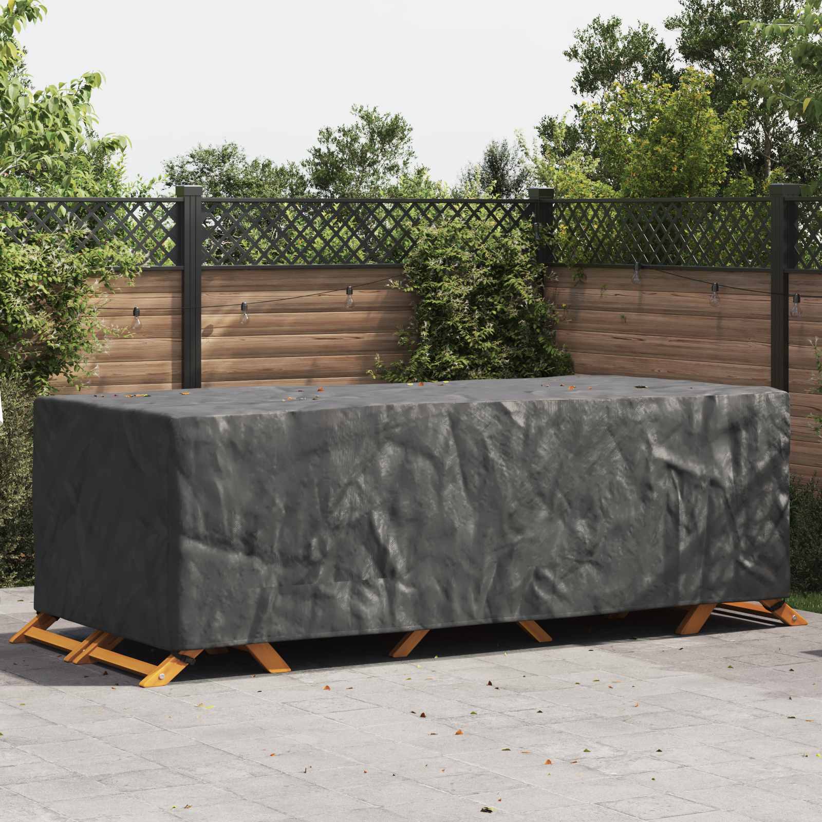 Möbelbezug Uni Schwarz 300 x 140 x 90 cm 210D