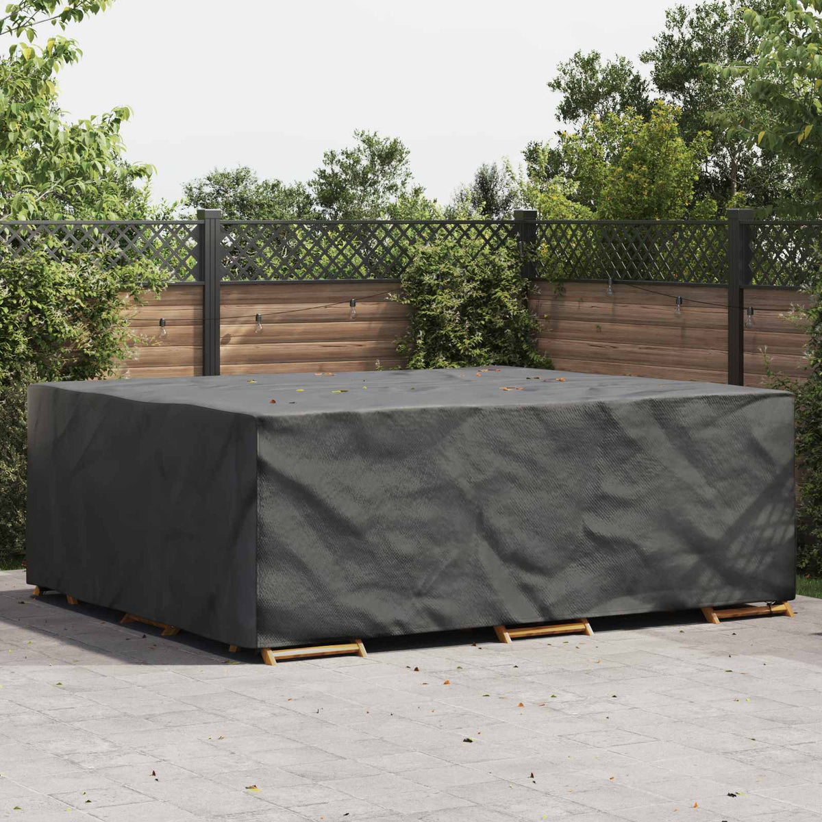Möbelbezug Uni Schwarz 300 x 250 x 70 cm 210D