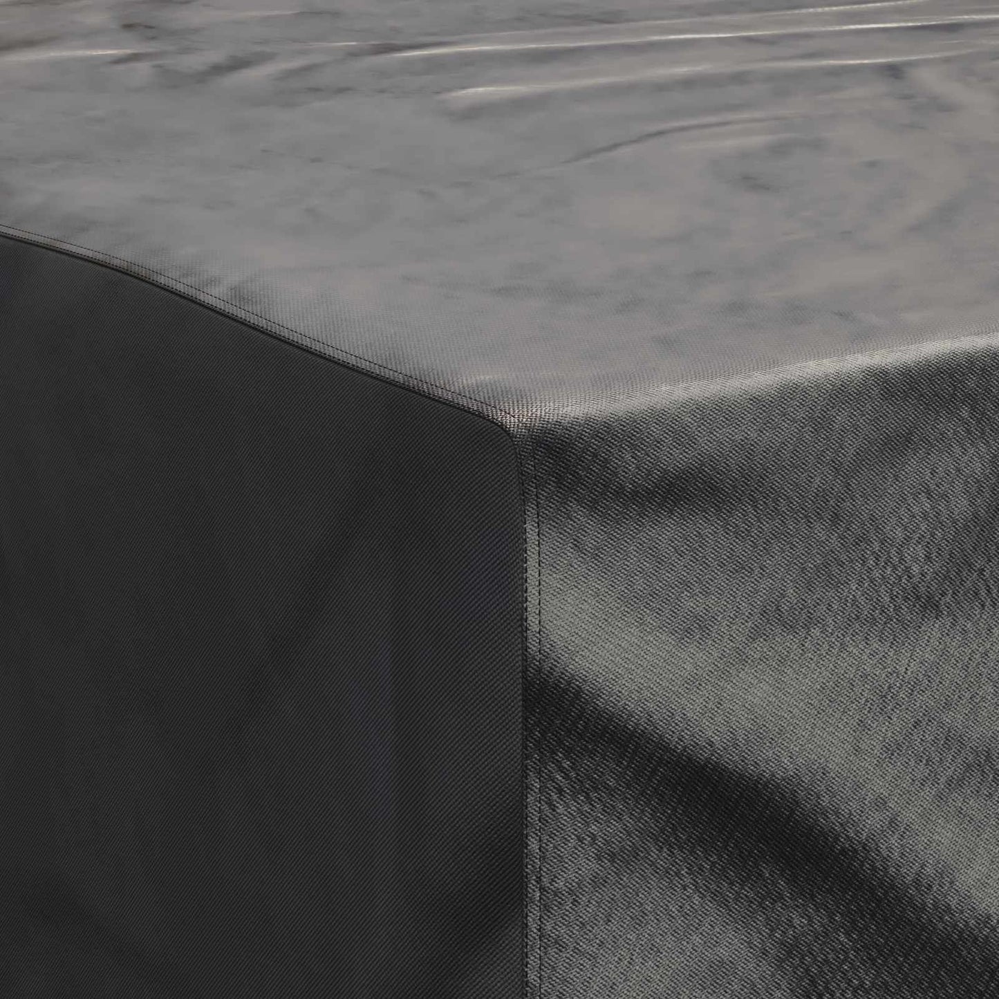 Möbelbezug Uni Schwarz 300 x 250 x 100 cm 420D