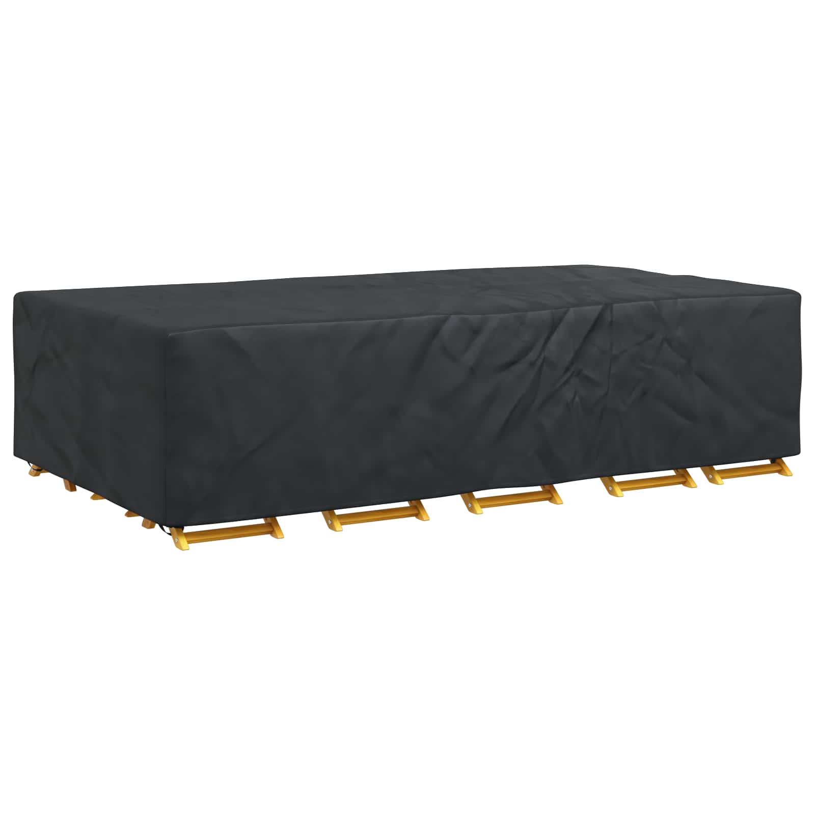 Möbelbezug Uni Schwarz 315 x 180 x 74 cm 420D