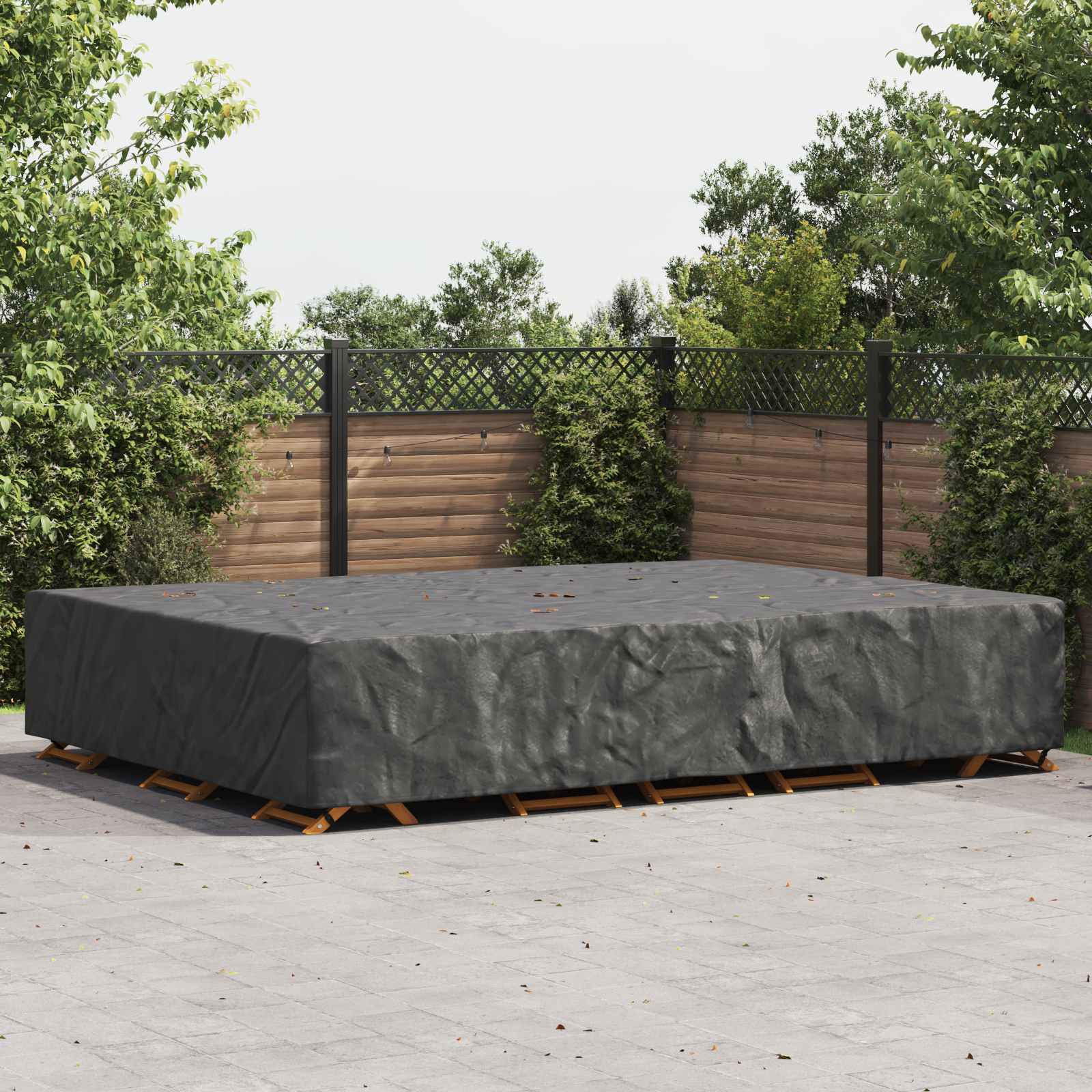 Möbelbezug Uni Schwarz 350 x 260 x 90 cm 210D