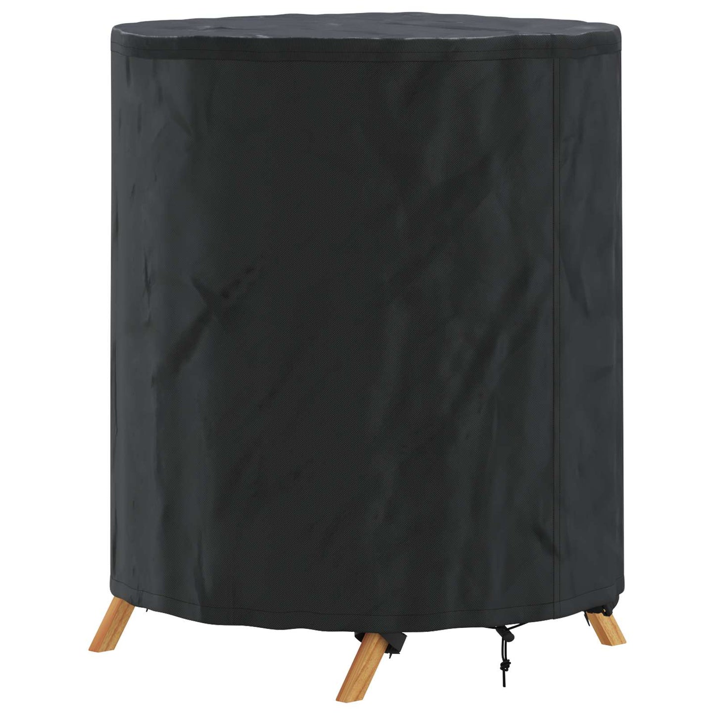 Tischdecken Uni Schwarz 62 x 62 x 70 cm Stoff