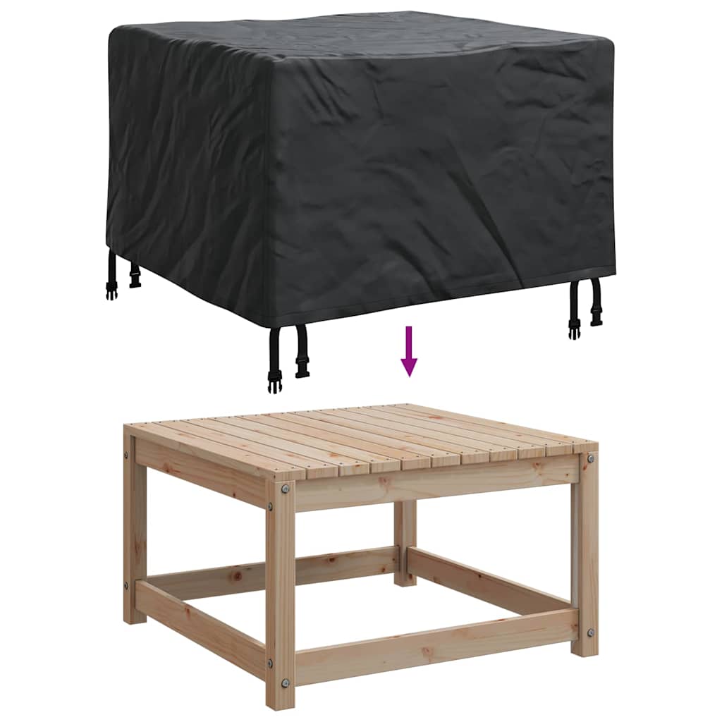 Möbelbezug Schwarz 60 x 60 x 45 cm 210D Oxford Stoff