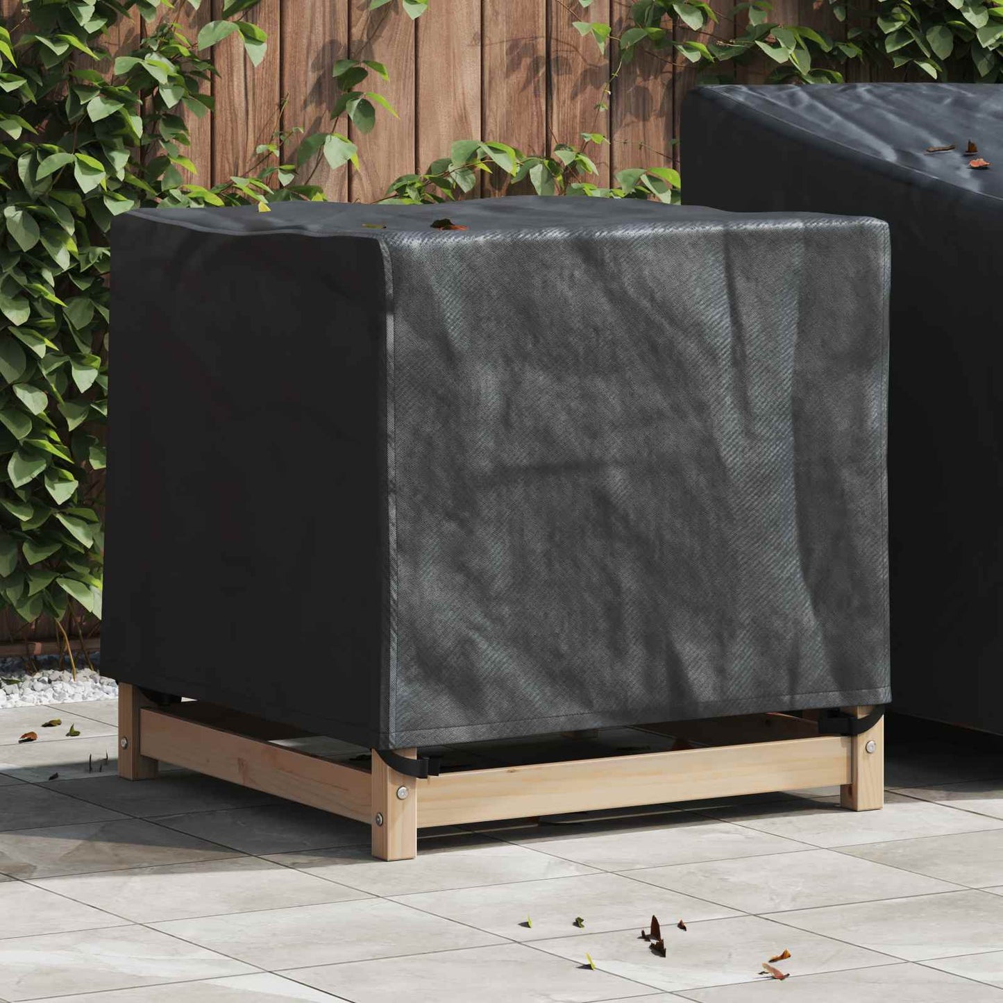 Möbelbezug Schwarz 64 x 64 x 65 cm 210D Oxford Stoff