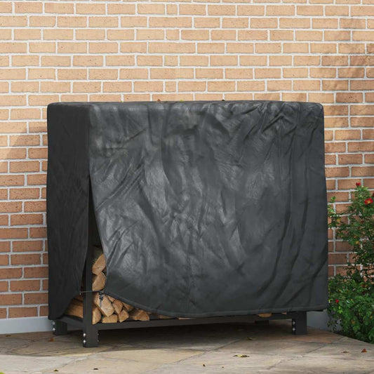 Abdeckung für Kaminholzregal Uni Schwarz 210D Oxford Stoff