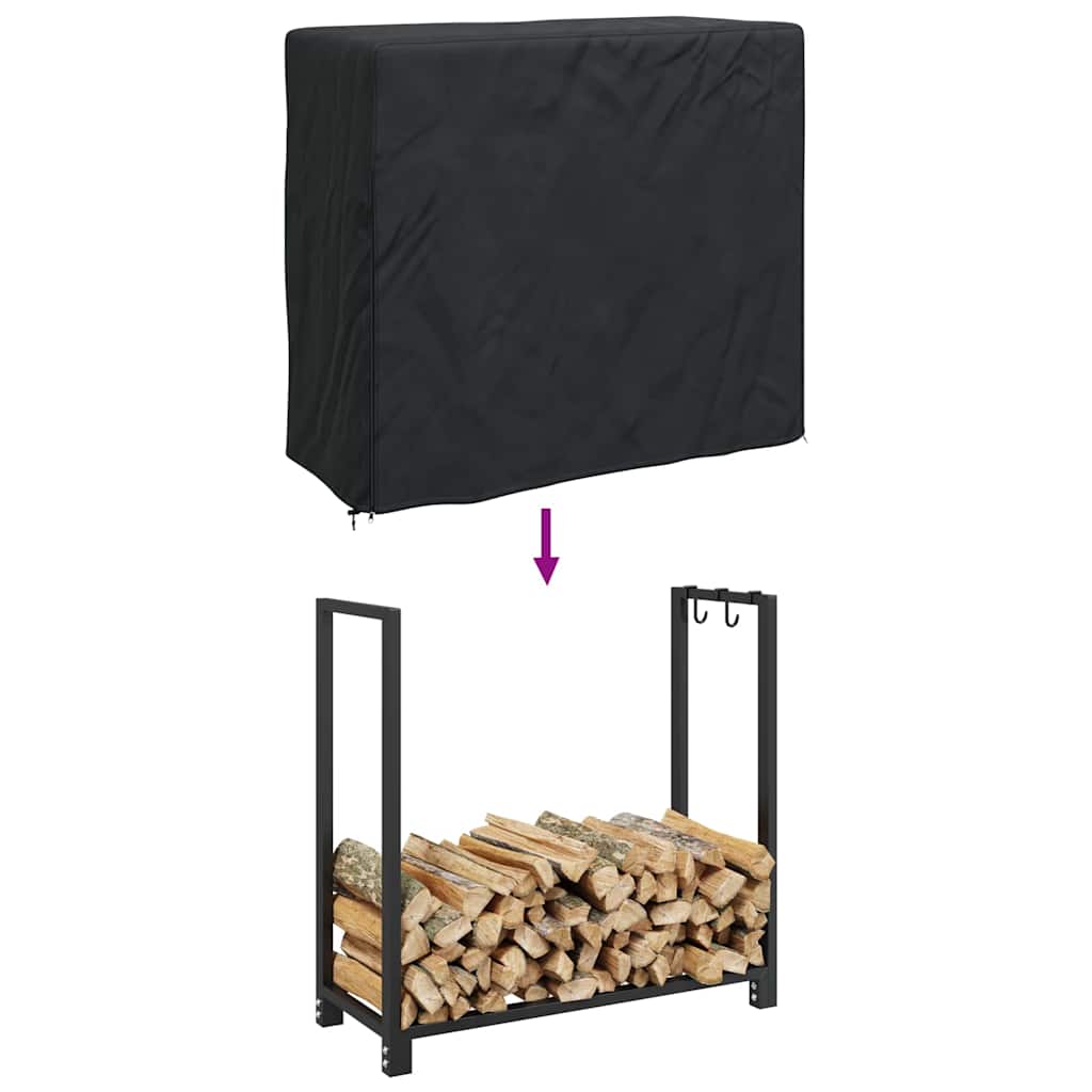 Abdeckung für Kaminholzregal 61 x 122 x 106 cm Rechteckig