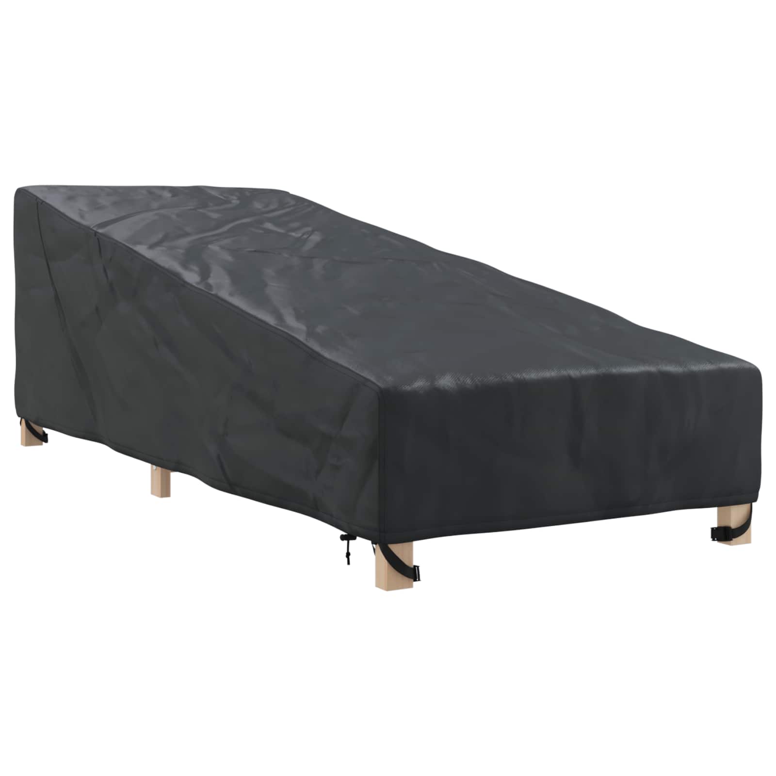 Abdeckung für Möbel für den Outdoor Schwarz 203 x 81 x 63 cm