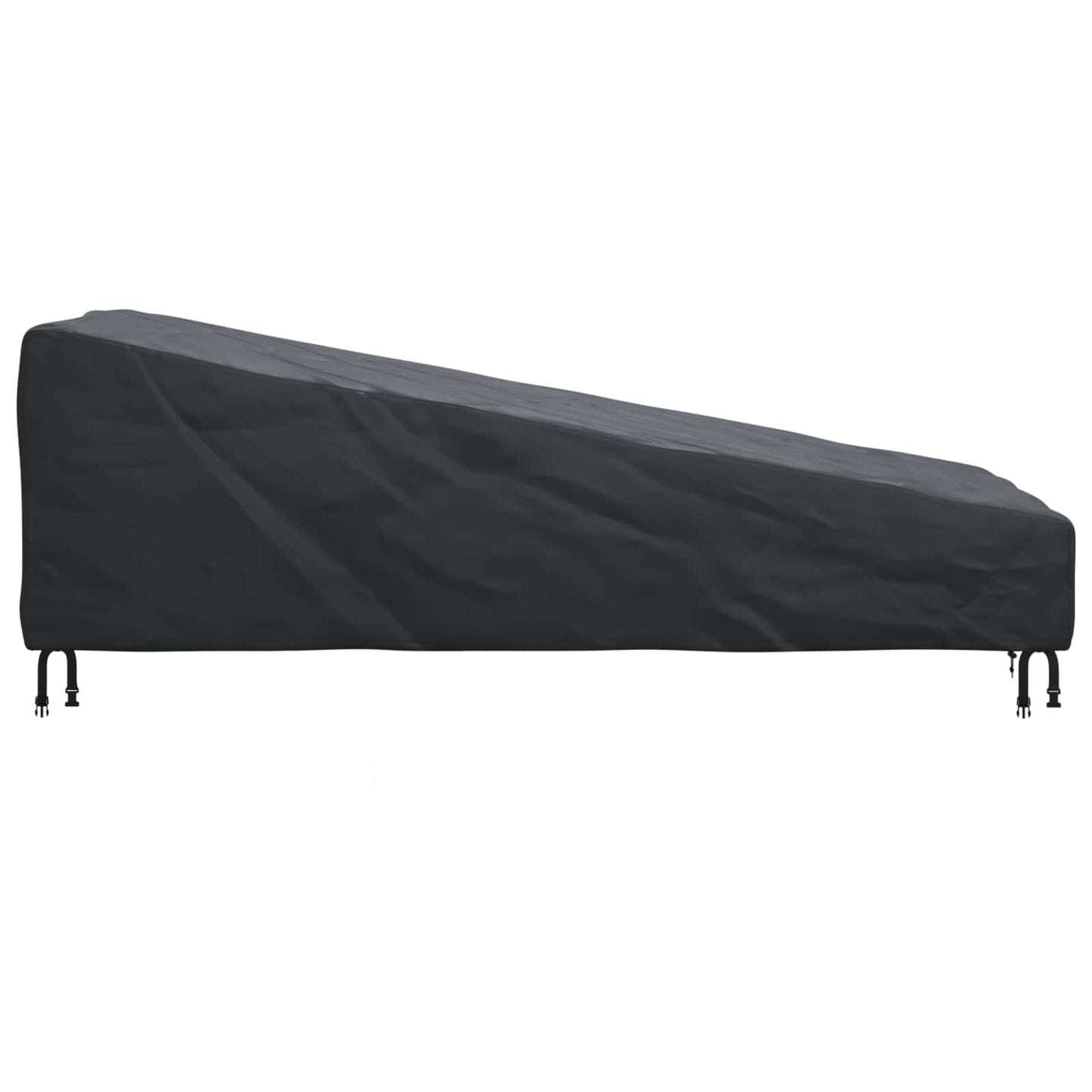Abdeckung für Möbel für den Outdoor Schwarz 203 x 81 x 63 cm