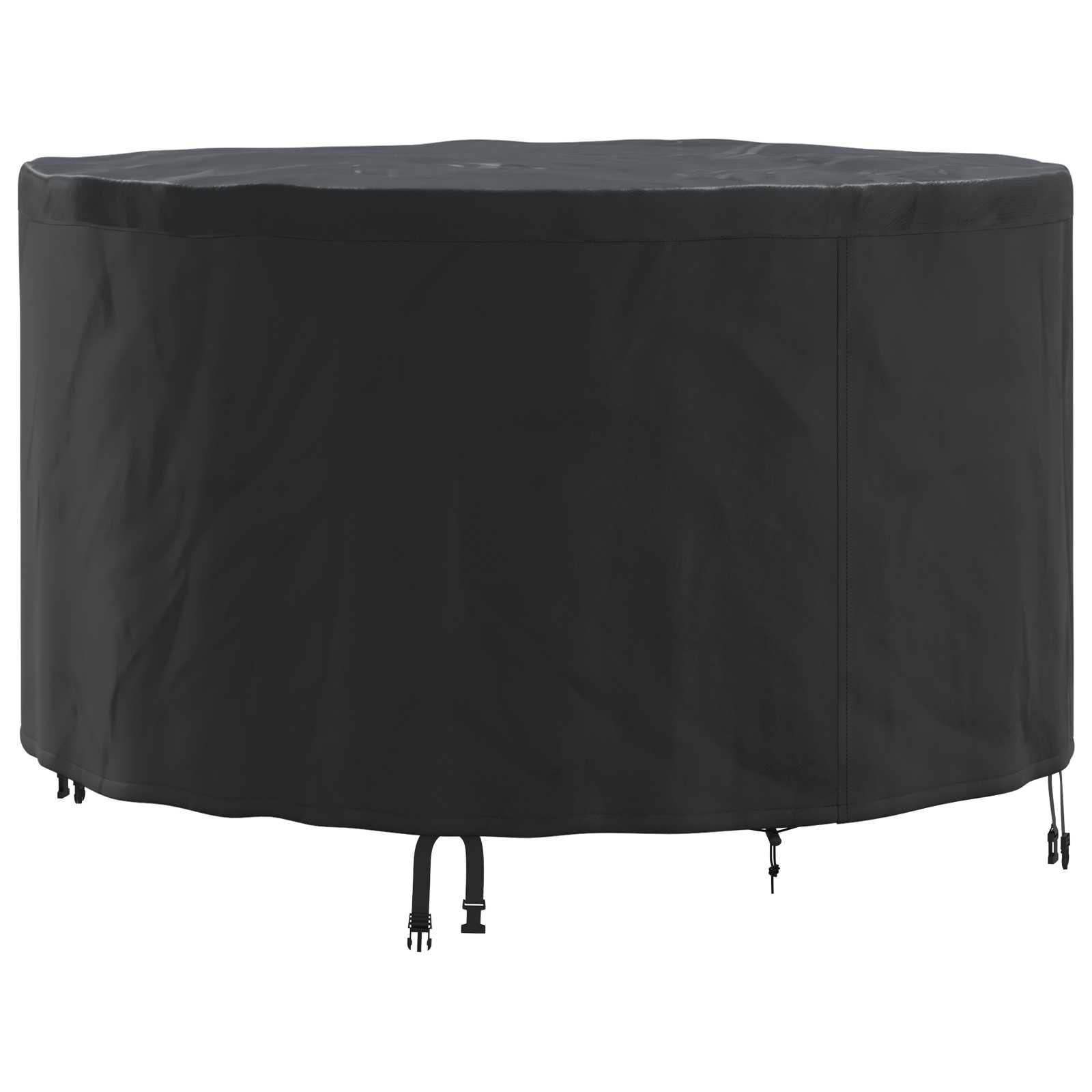 Möbelbezug Schwarz 102 x 102 x 71 cm 210D Oxford Stoff