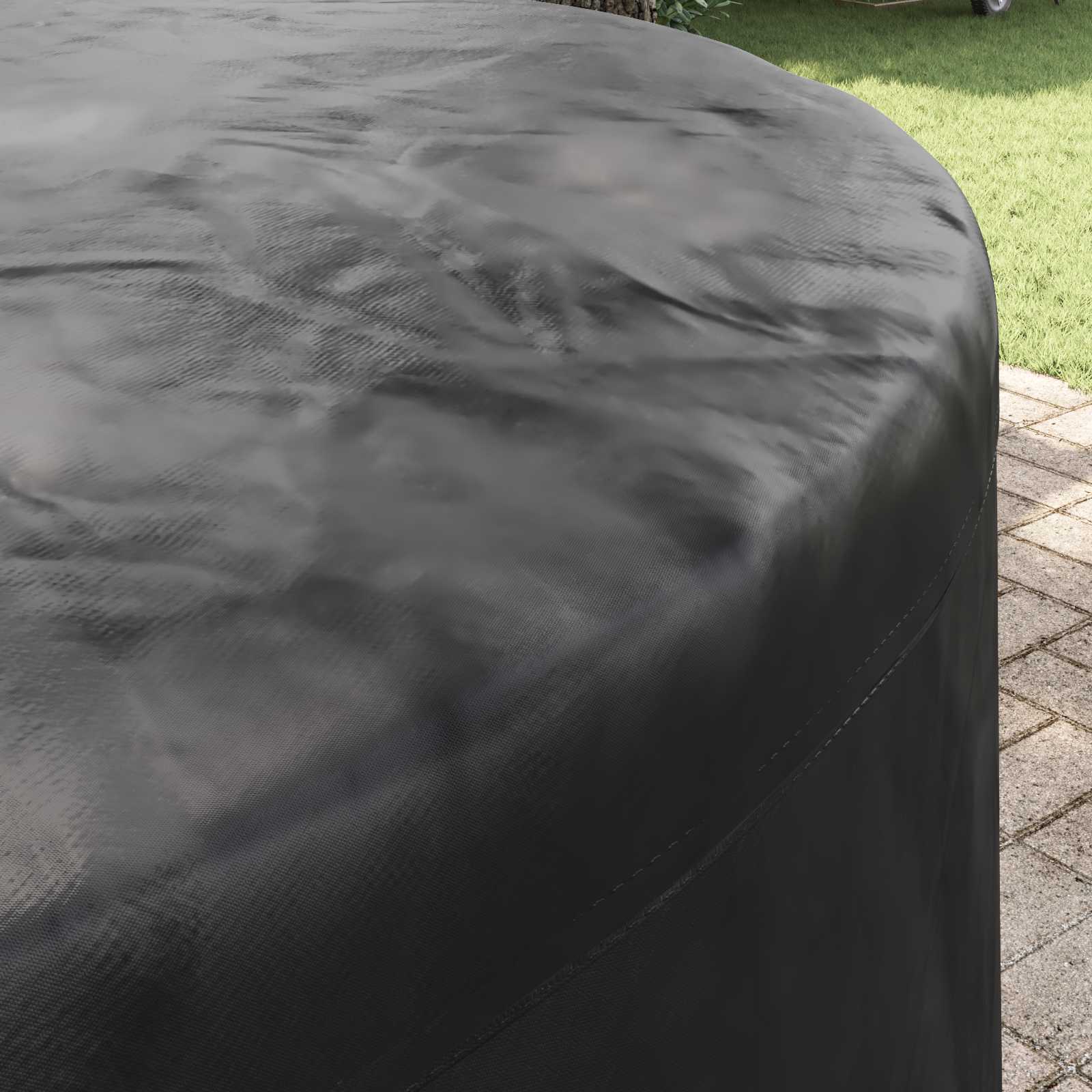 Möbelbezug Schwarz 157 x 157 x 85 cm 210D Oxford Stoff