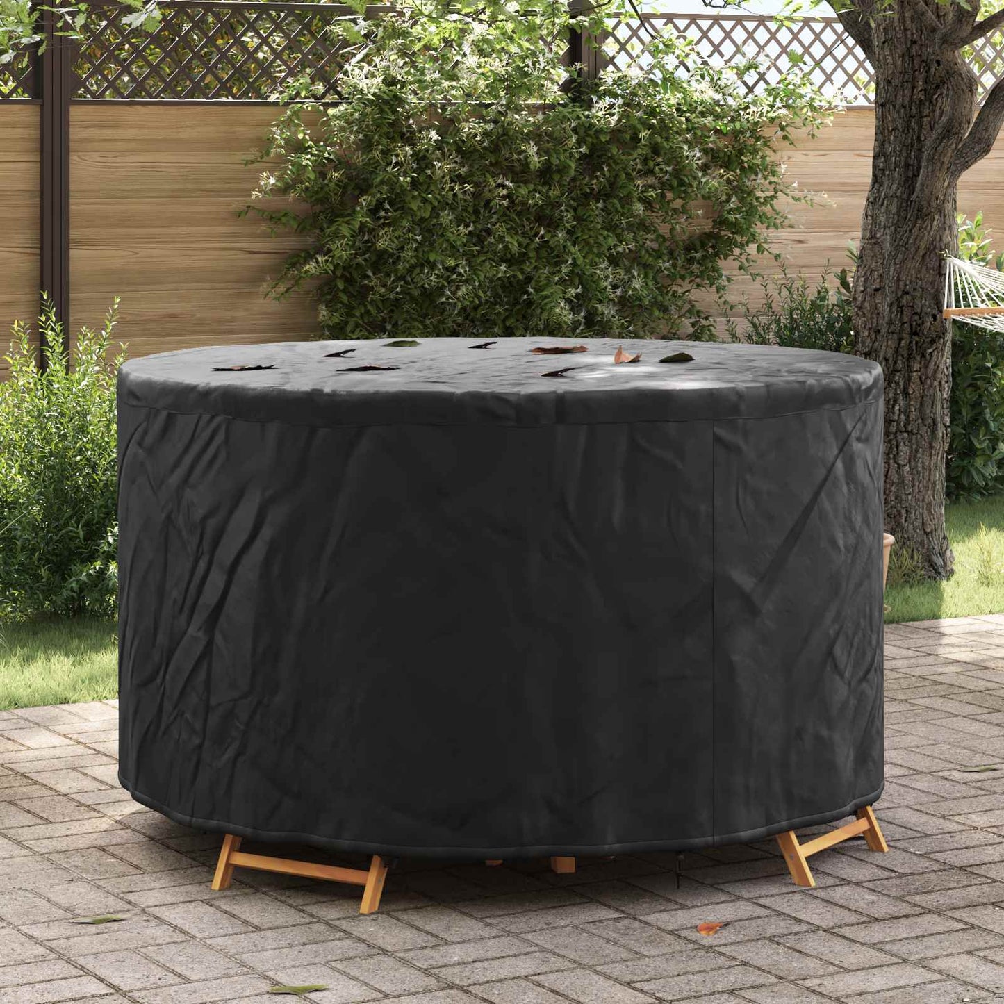Möbelbezug Schwarz 157 x 157 x 85 cm 210D Oxford Stoff