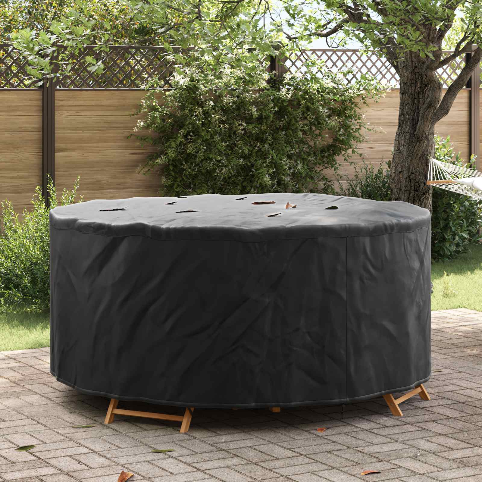 Möbelbezug Schwarz 200 x 200 x 105 cm 210D Oxford Stoff