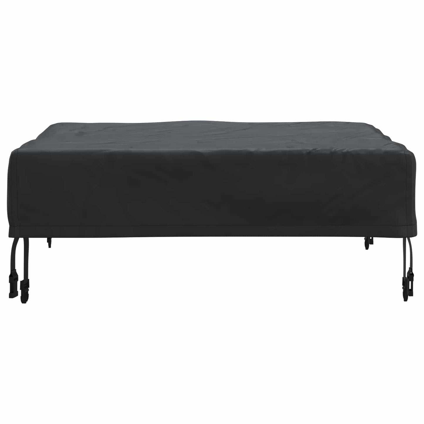 Tischdecken Uni Schwarz 62 x 62 x 15 cm Stoff
