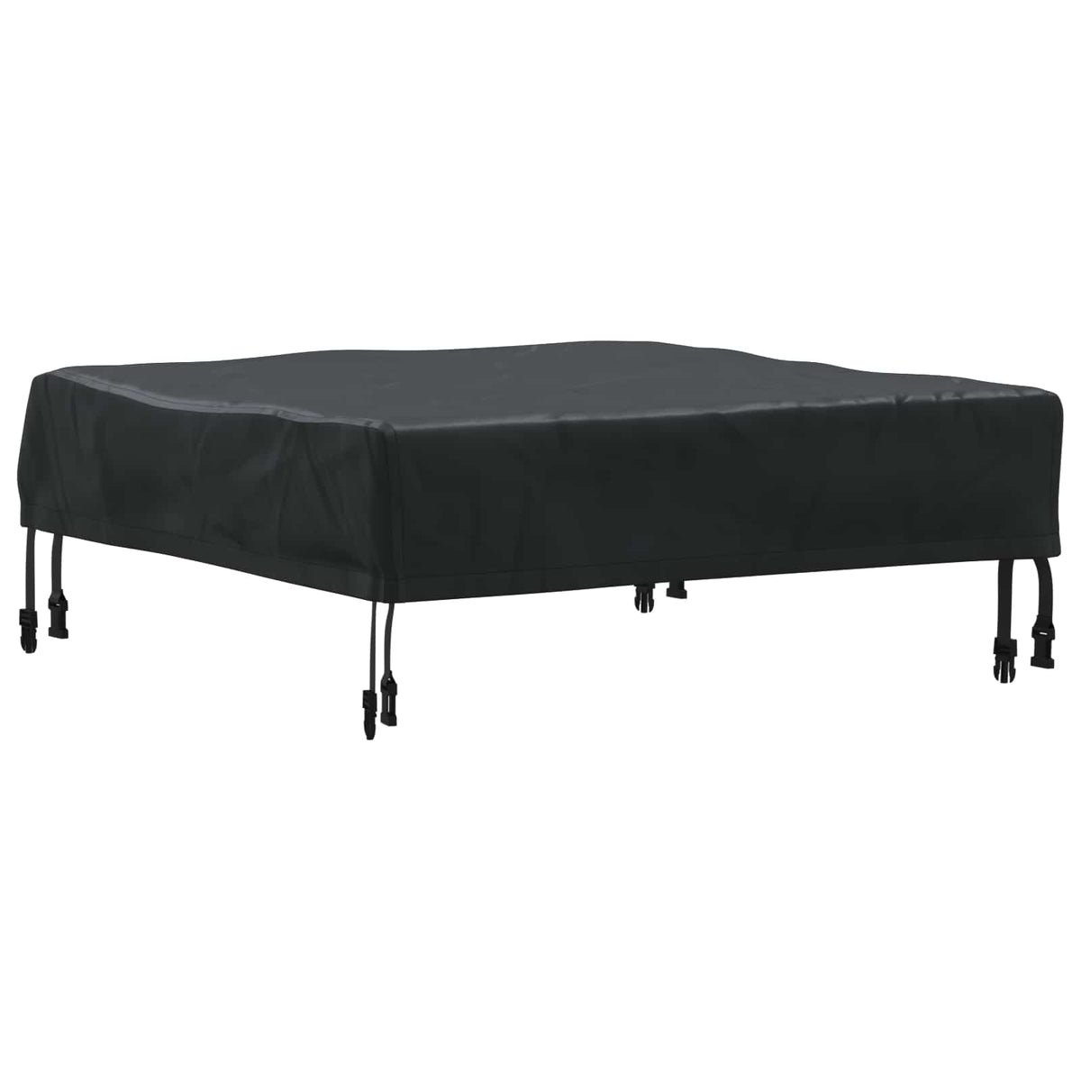 Tischdecken 72 x 72 x 15 cm Quadratisch Wasserdicht Schwarz
