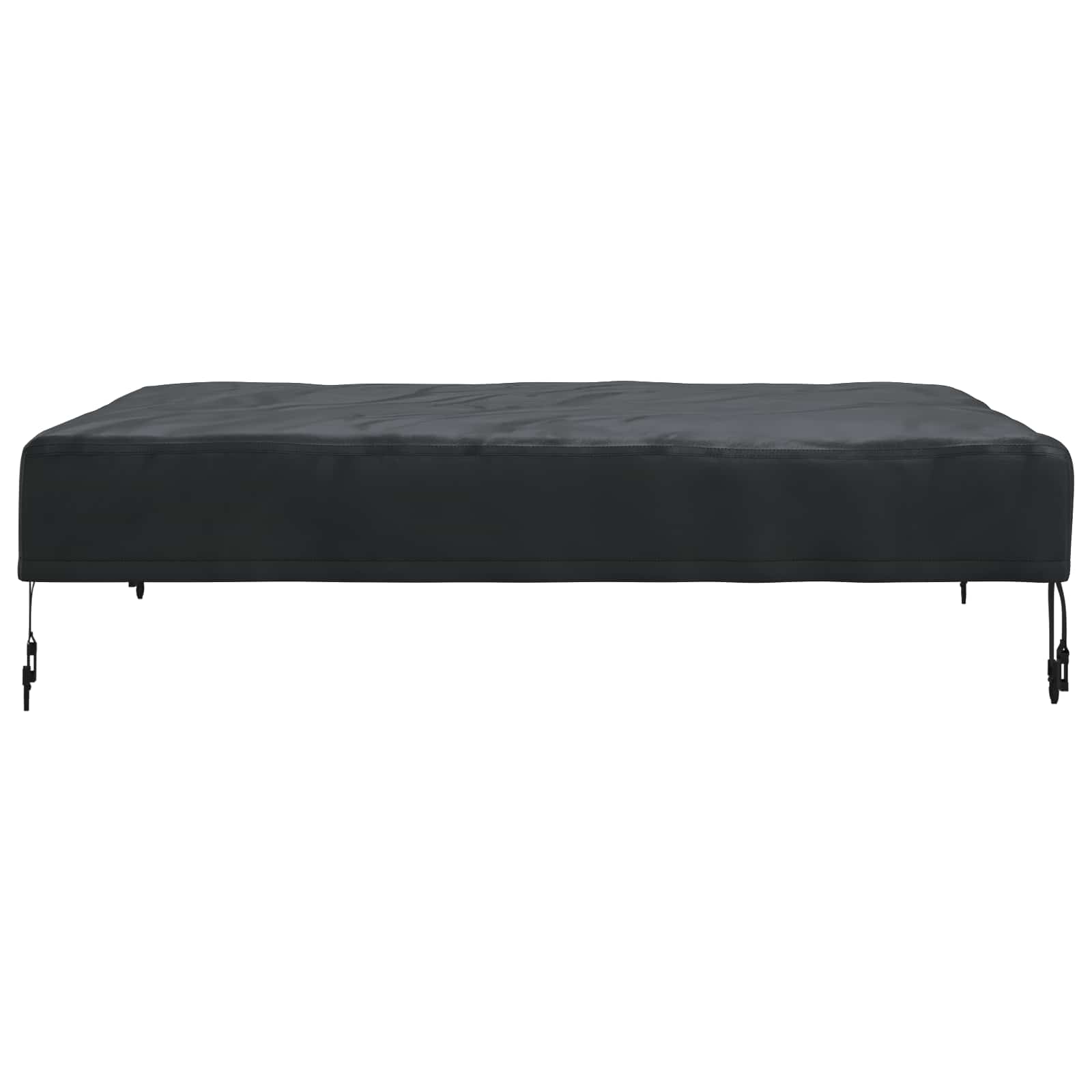 Tischdecken Uni Schwarz 112 x 112 x 15 cm Stoff
