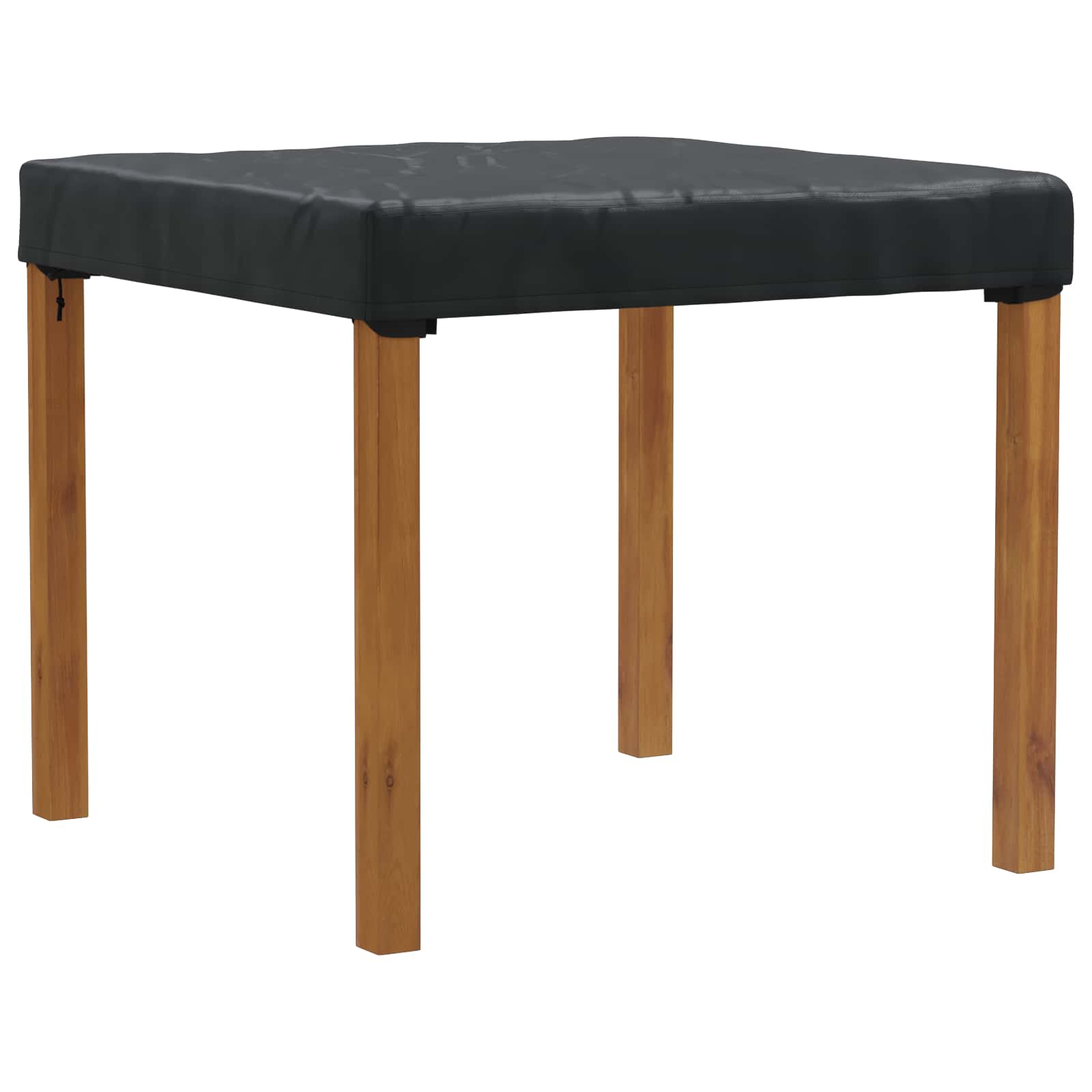 Tischdecken Uni Schwarz 112 x 112 x 15 cm Stoff