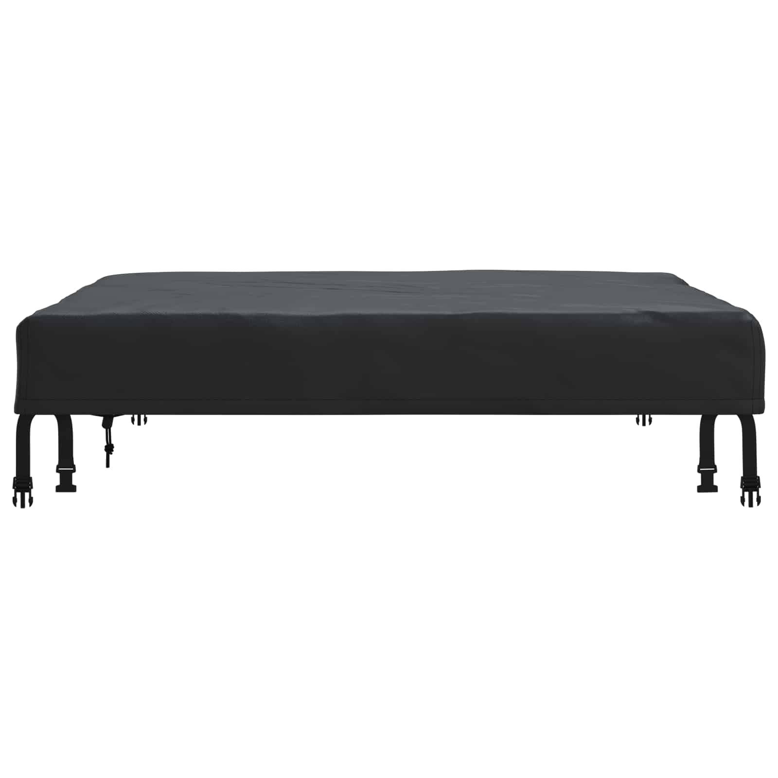 Tischdecken Uni Schwarz 112 x 112 x 15 cm Stoff