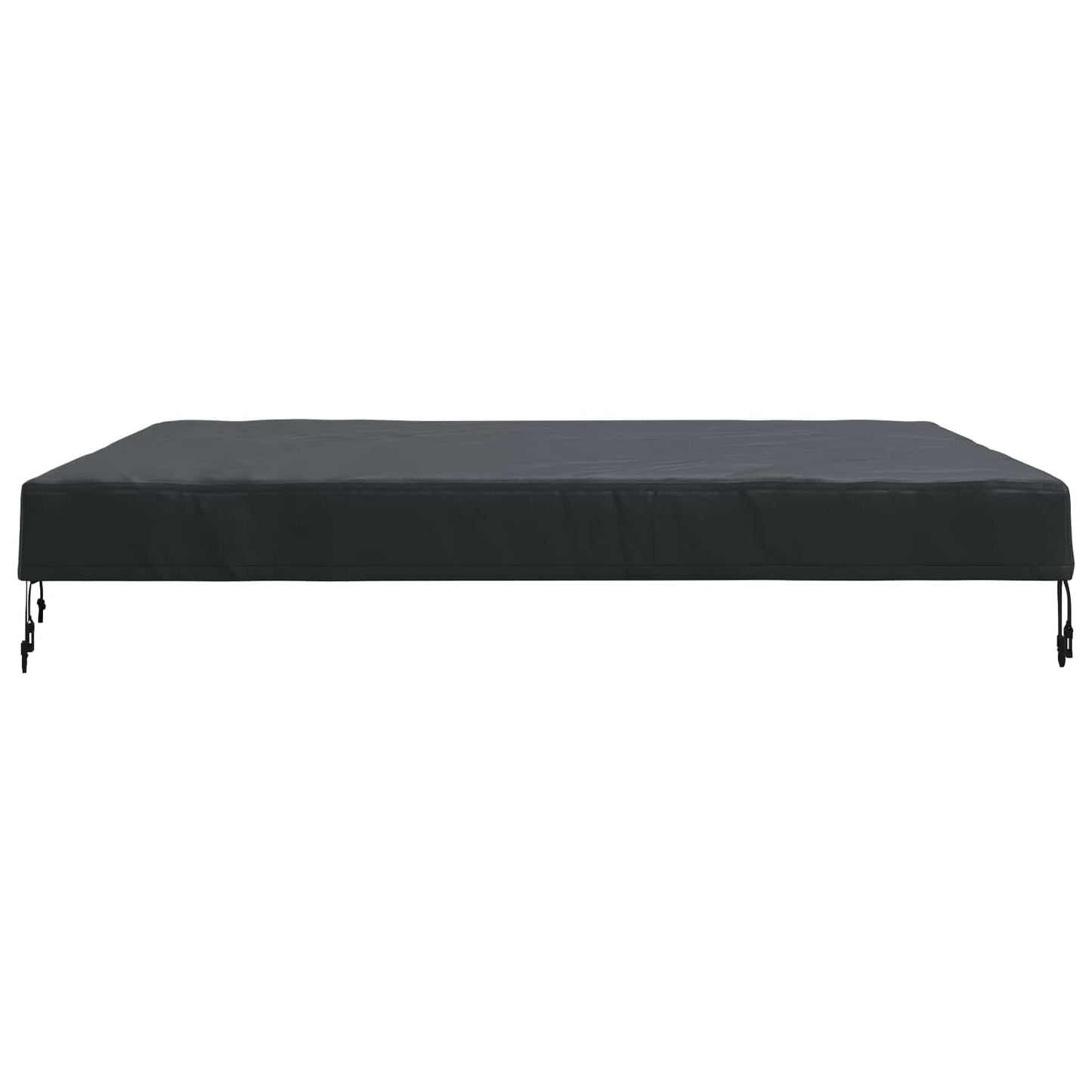 Tischdecken Uni Schwarz 122 x 122 x 15 cm Stoff