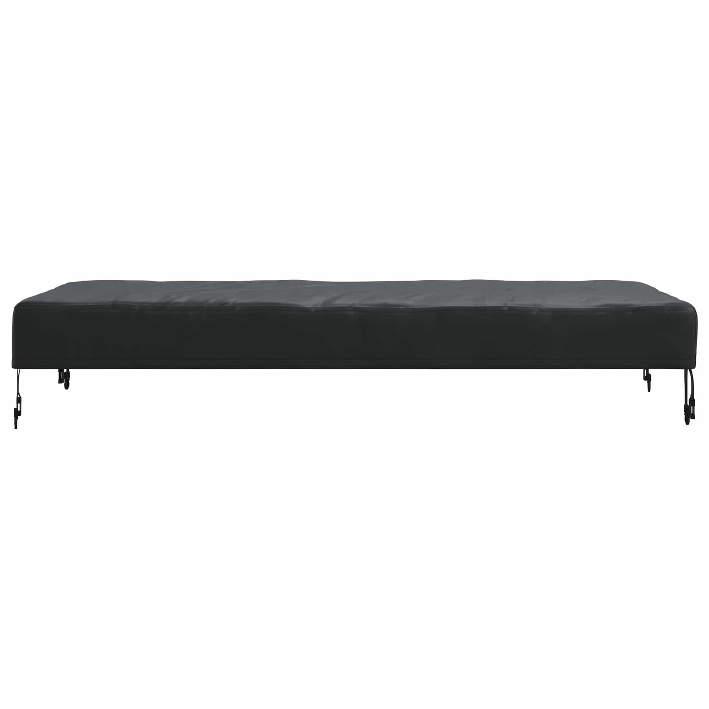 Tischdecken Uni Schwarz 122 x 72 x 15 cm Stoff