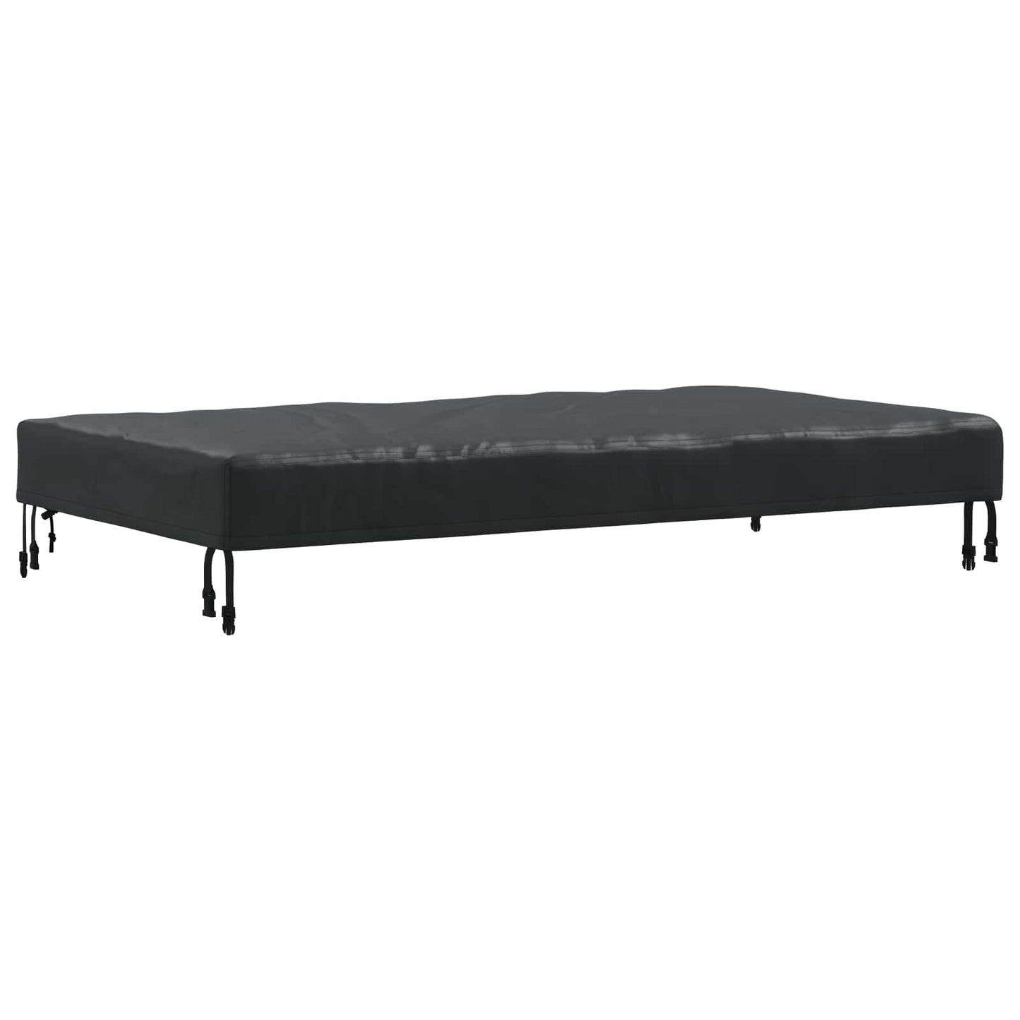Tischdecken Uni Schwarz 142 x 82 x 15 cm Stoff