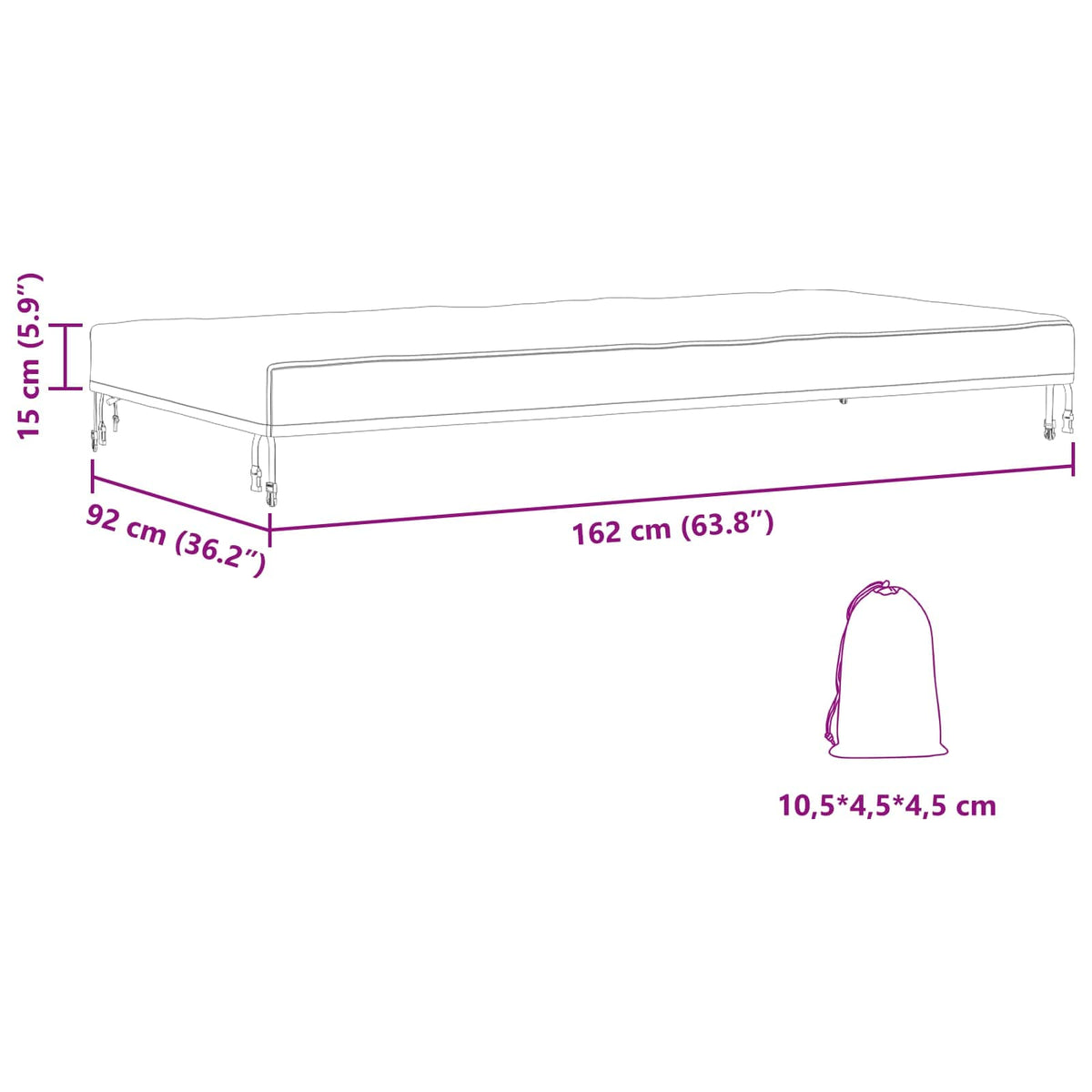 Tischdecken 162 x 92 x 15 cm Stoff Rechteckig Wasserdicht