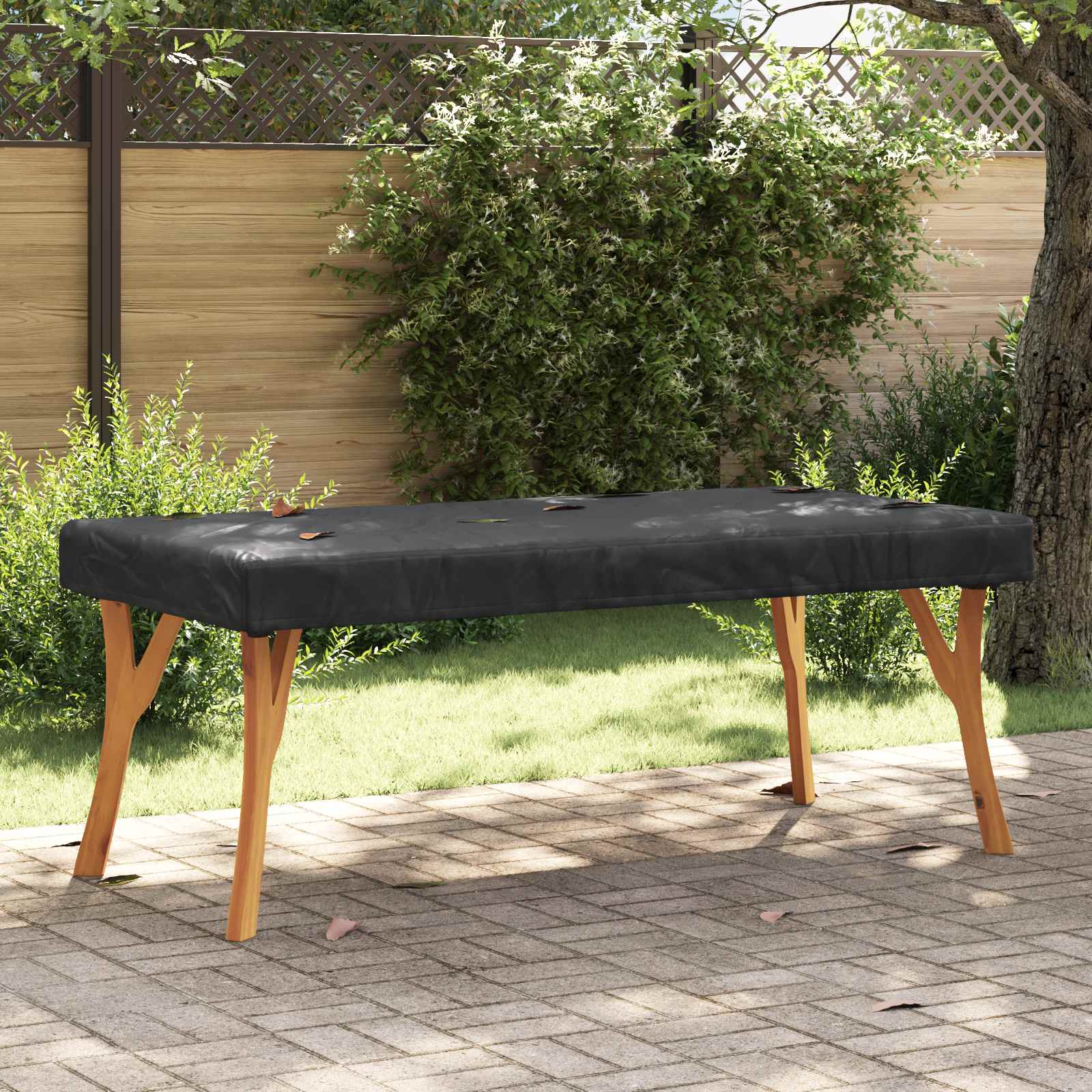Tischdecken Uni Schwarz 182 x 92 x 15 cm Stoff