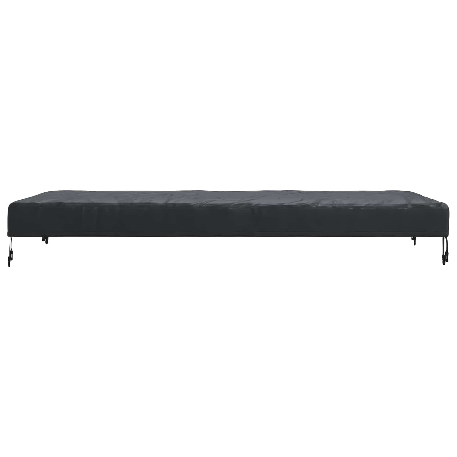 Tischdecken Uni Schwarz 182 x 92 x 15 cm Stoff
