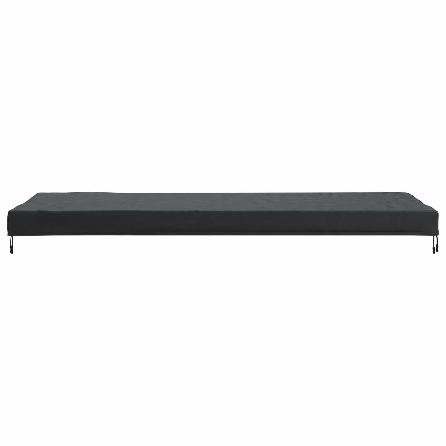 Tischdecken Uni Schwarz 242 x 102 x 15 cm Stoff
