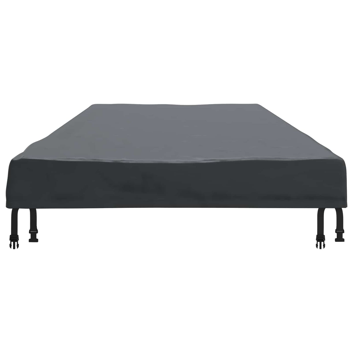 Tischdecken Uni Schwarz 242 x 102 x 15 cm Stoff