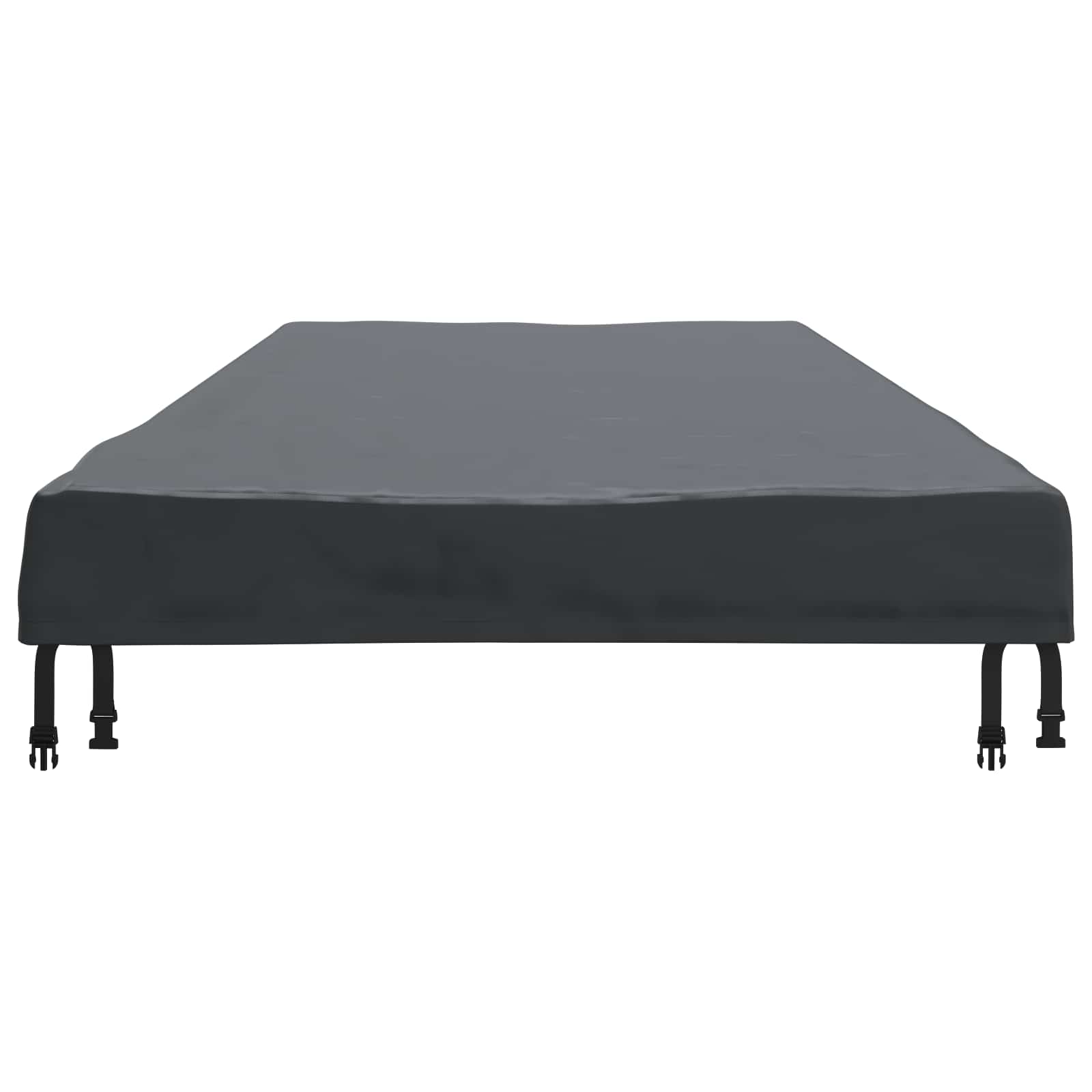 Tischdecken Uni Schwarz 102 x 262 x 15 cm Stoff