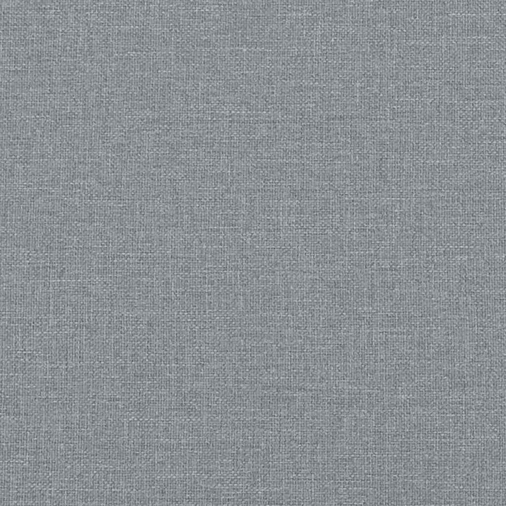Sofa Stuhl Hellgrau 60 cm Stoff