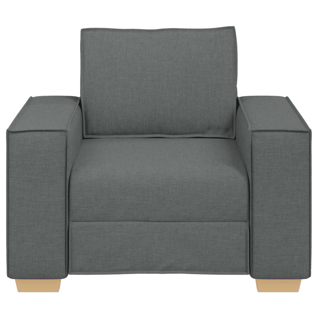 Sofa Stuhl Dunkelgrau 60 cm Stoff