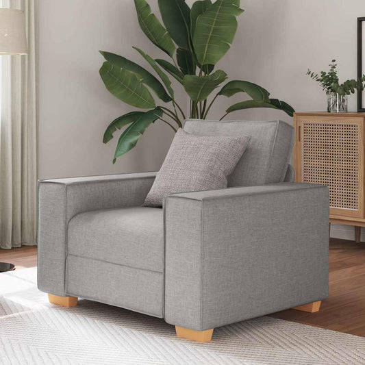 Sofa Stuhl Wolkengrau 60 cm Stoff