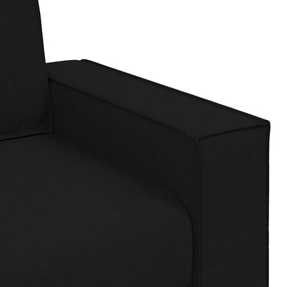 2-Sitzer Sofa Schwarz 180x78x84 cm Stoff